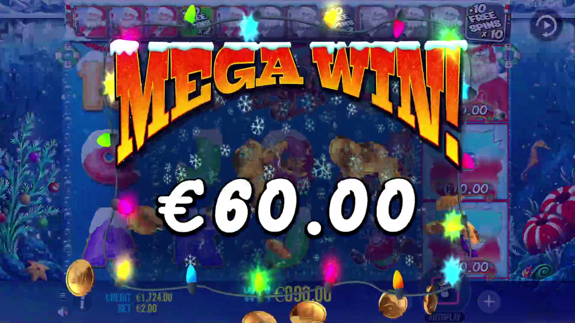 Christmas Big Bass Bonanza - Big win 1