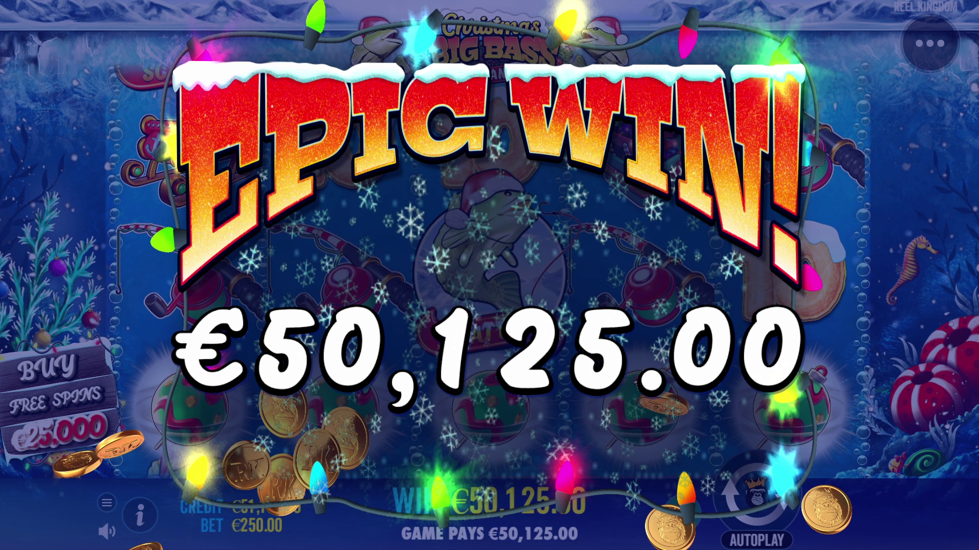 Christmas Big Bass Bonanza - Big win 3