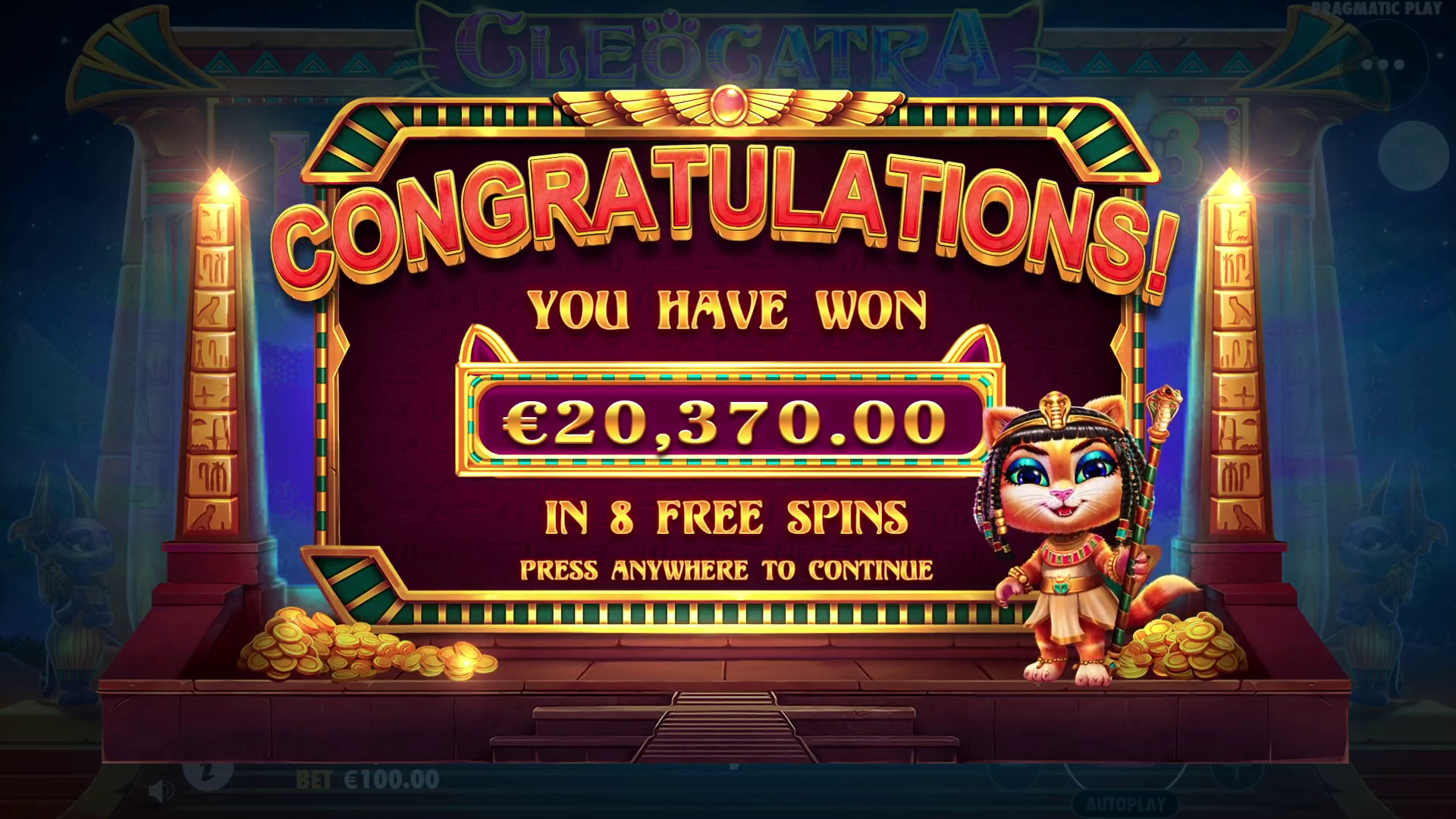 Cleocatra - Free spins 1