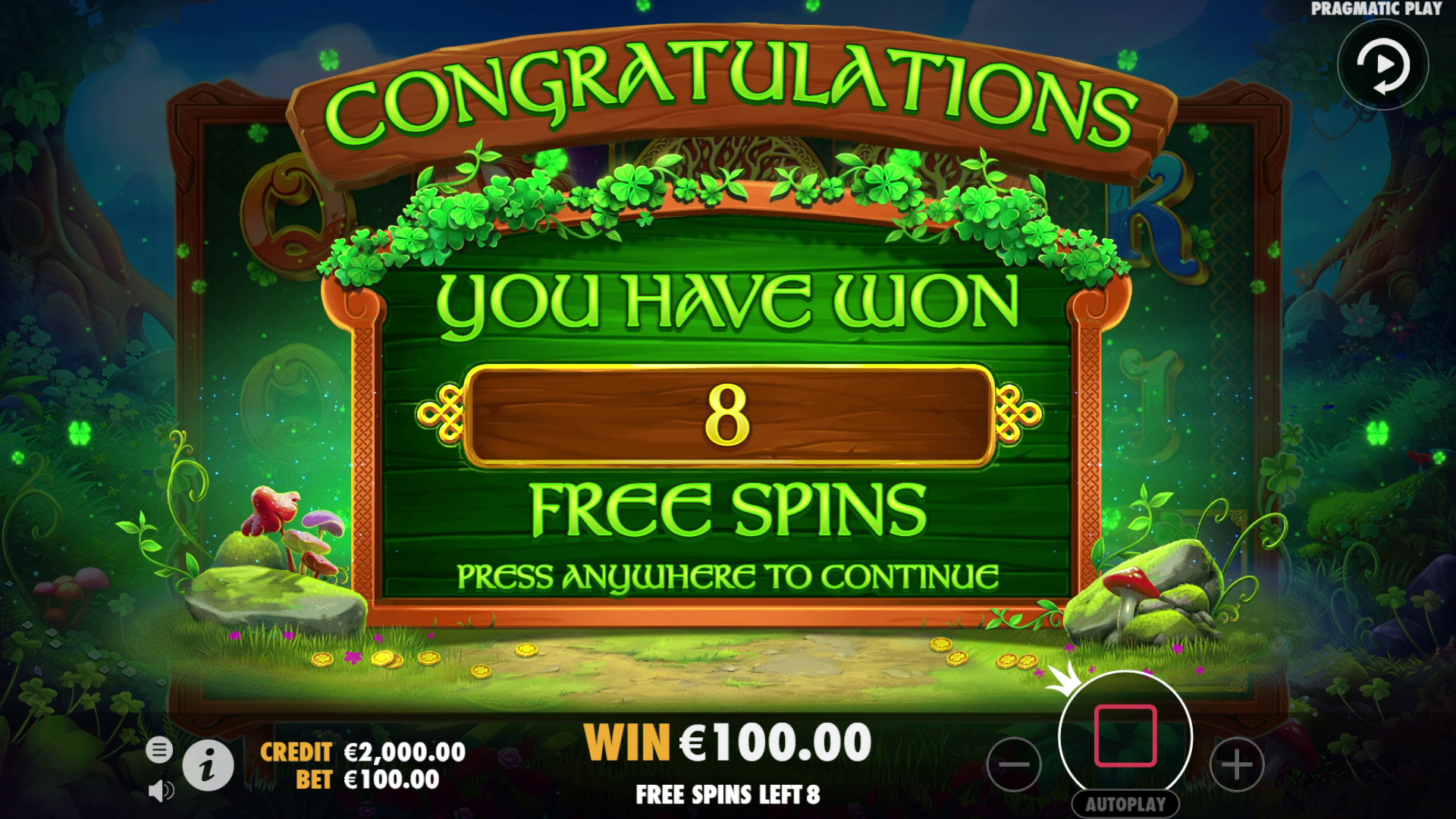 Clover Gold - Free spins 2