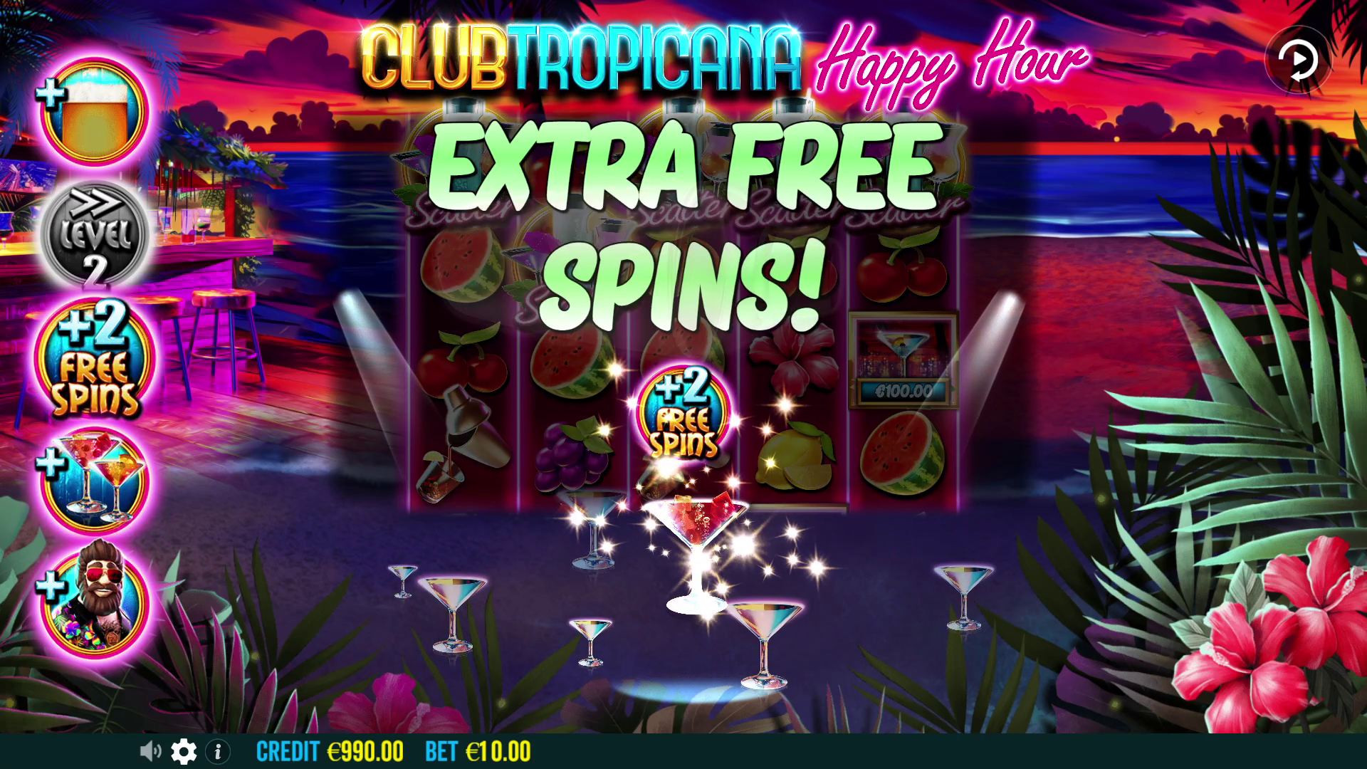 Club Tropicana - Happy Hour - Free spins 5