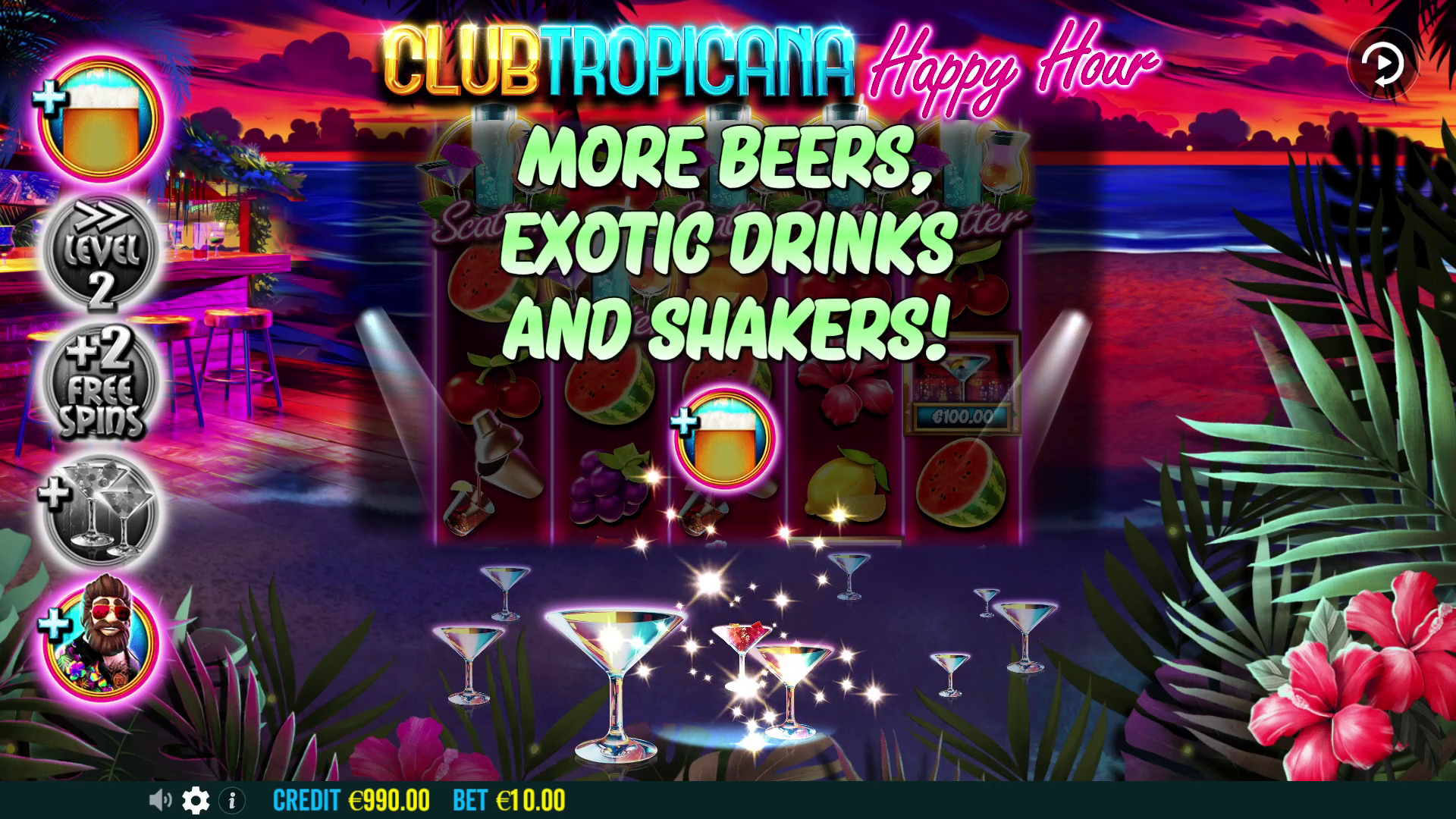 Club Tropicana - Happy Hour - Free spins 10