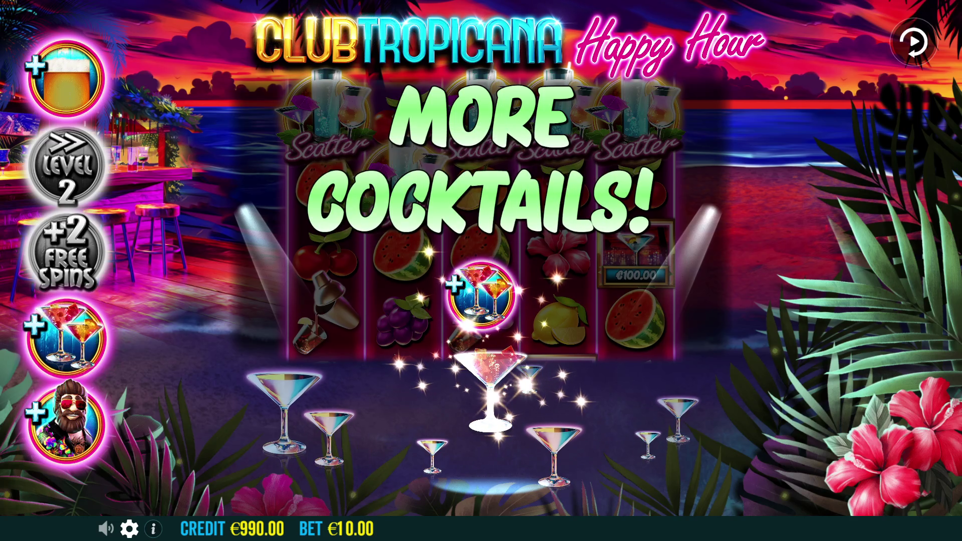 Club Tropicana - Happy Hour - Free spins 11