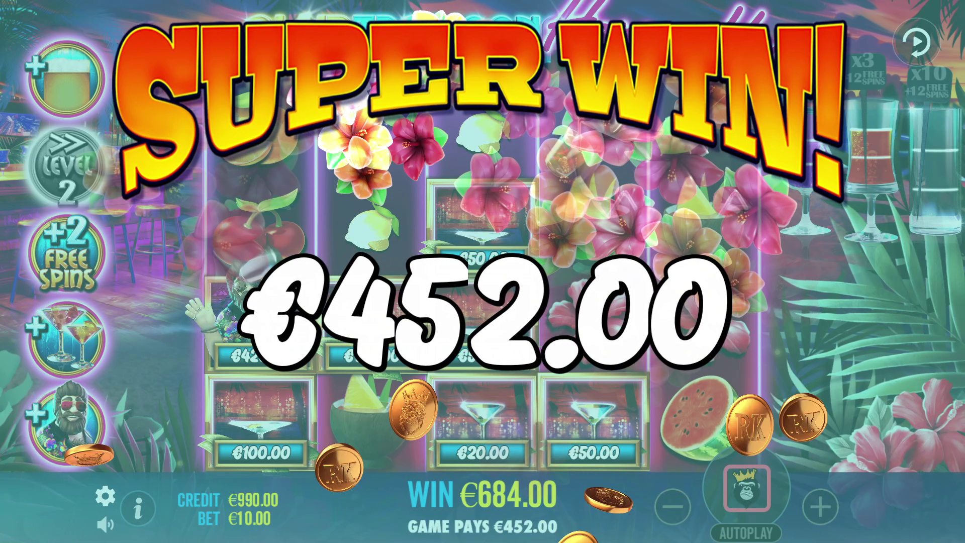 Club Tropicana - Happy Hour - Big win 3