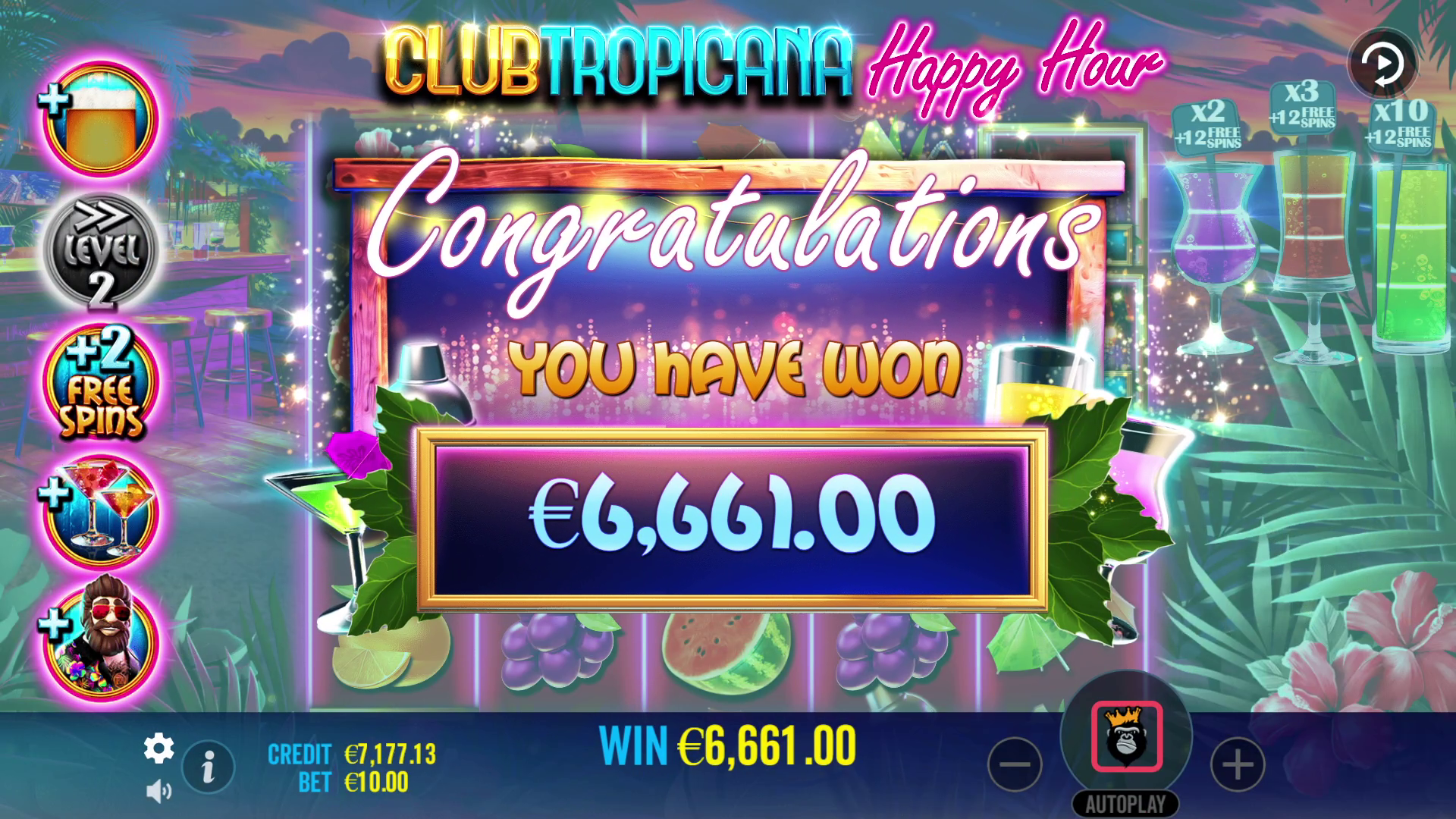 Club Tropicana - Free spins 1