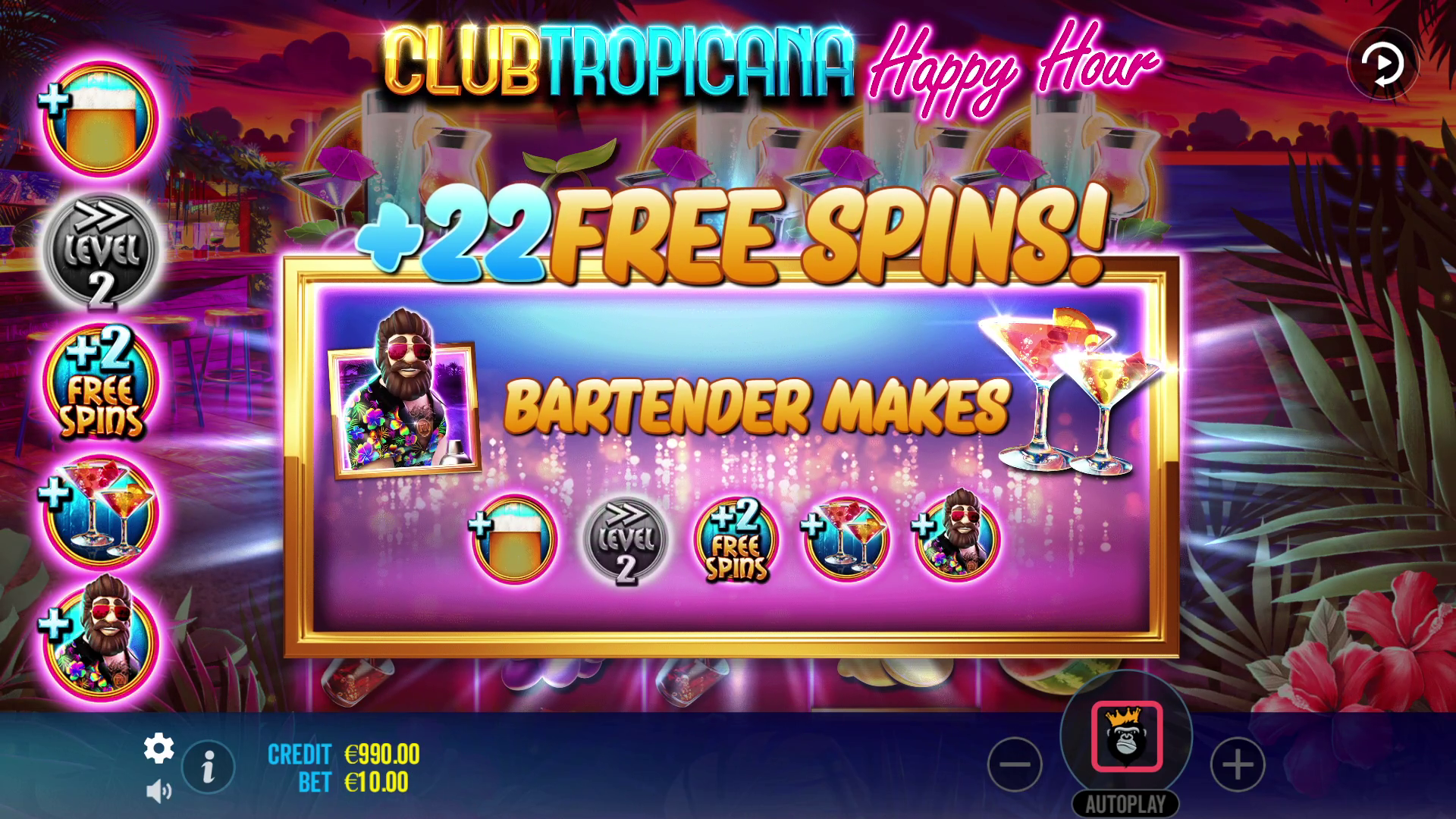 Club Tropicana - Free spins 4