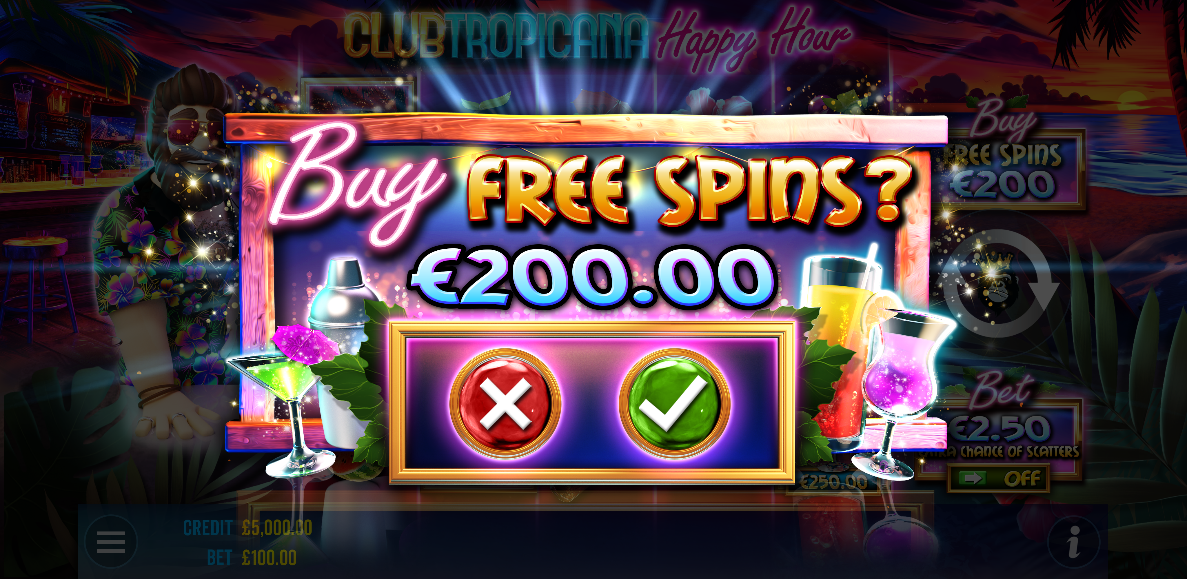 Club Tropicana - Buy bonus