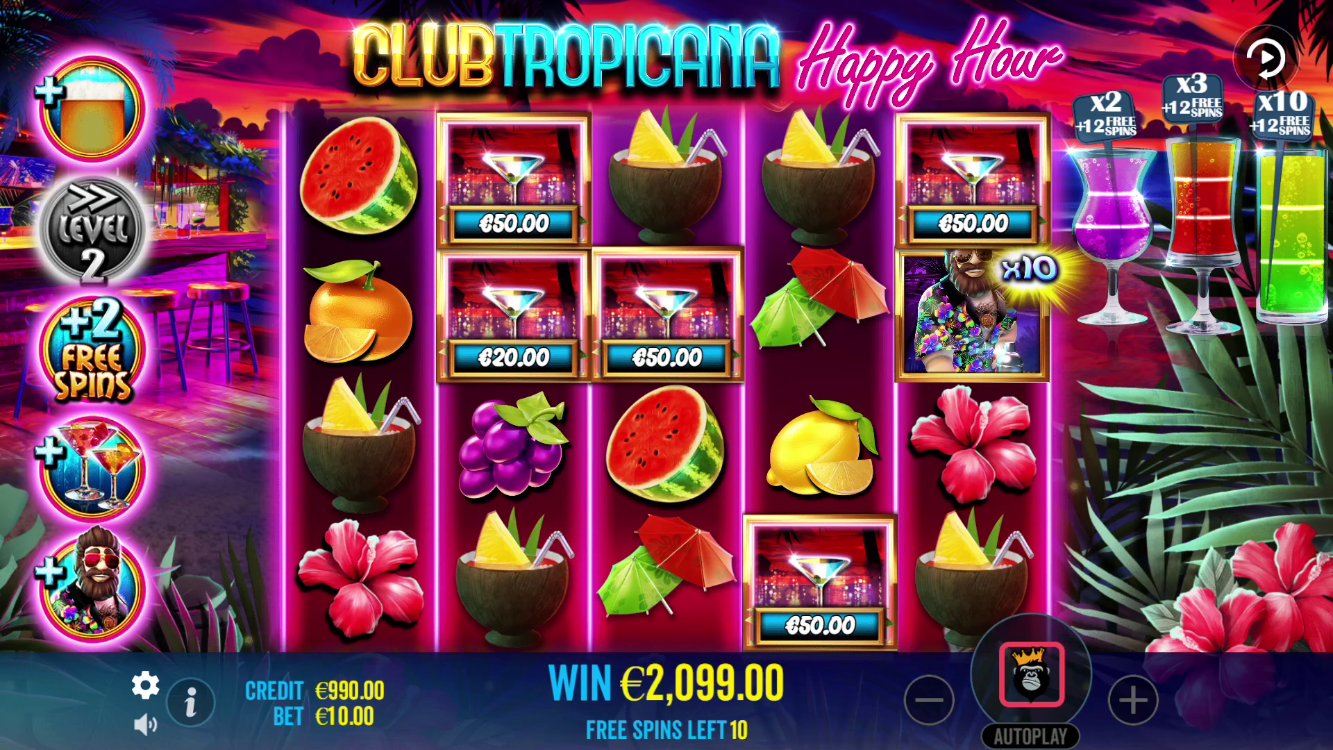 Club Tropicana - Big win 5