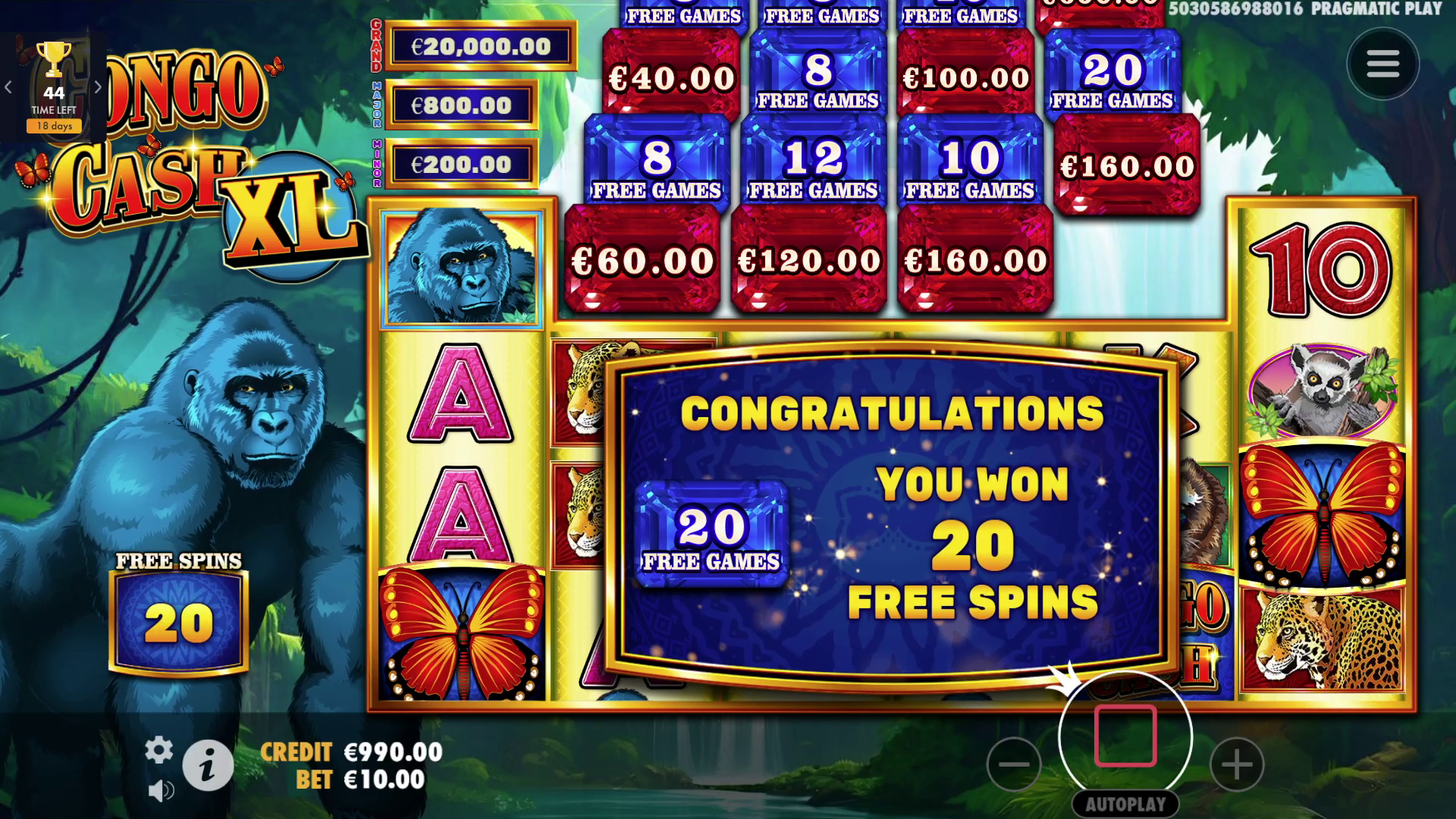 Congo Cash XL - Free spins 1