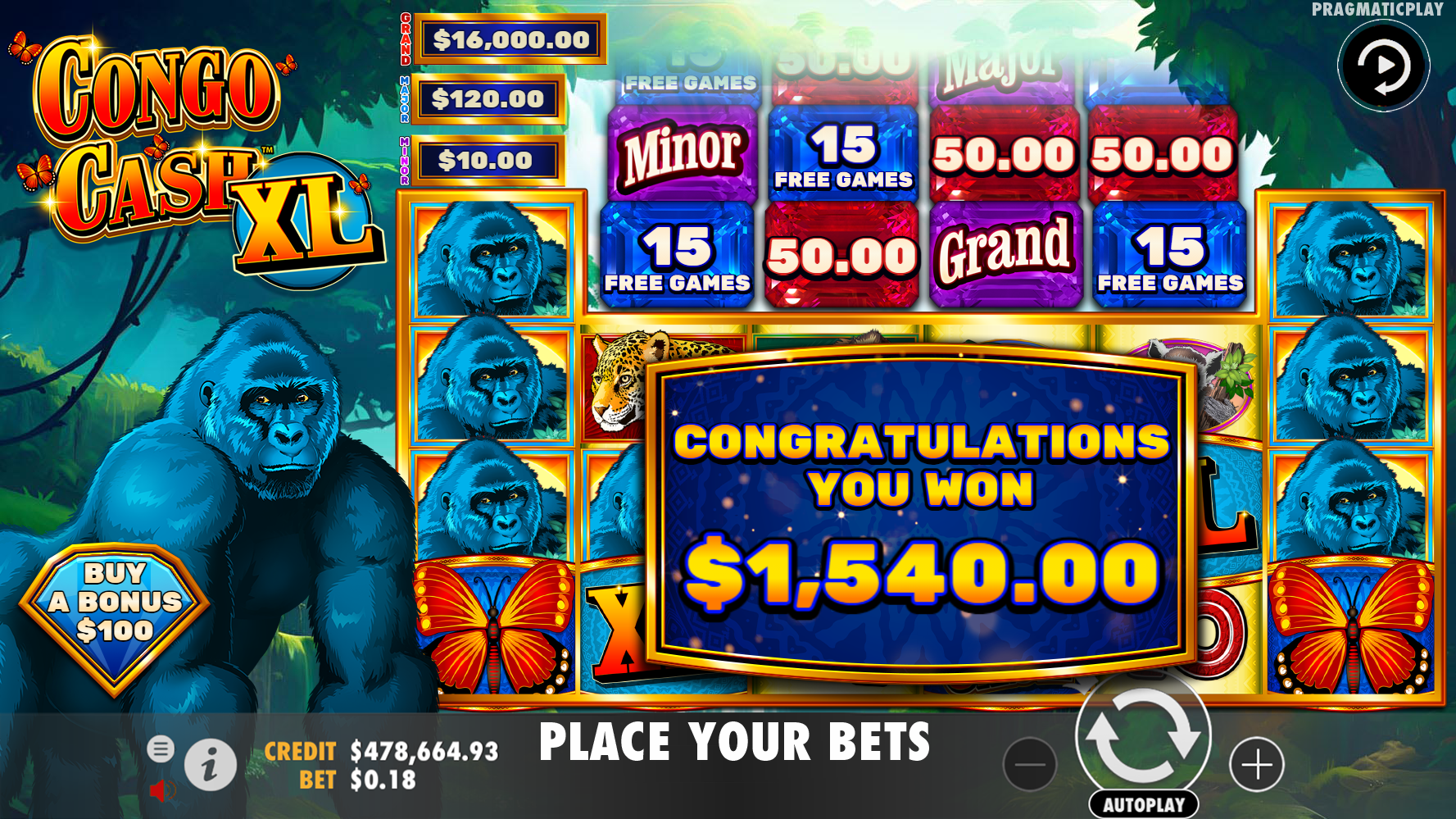Congo Cash XL - Free spins 3