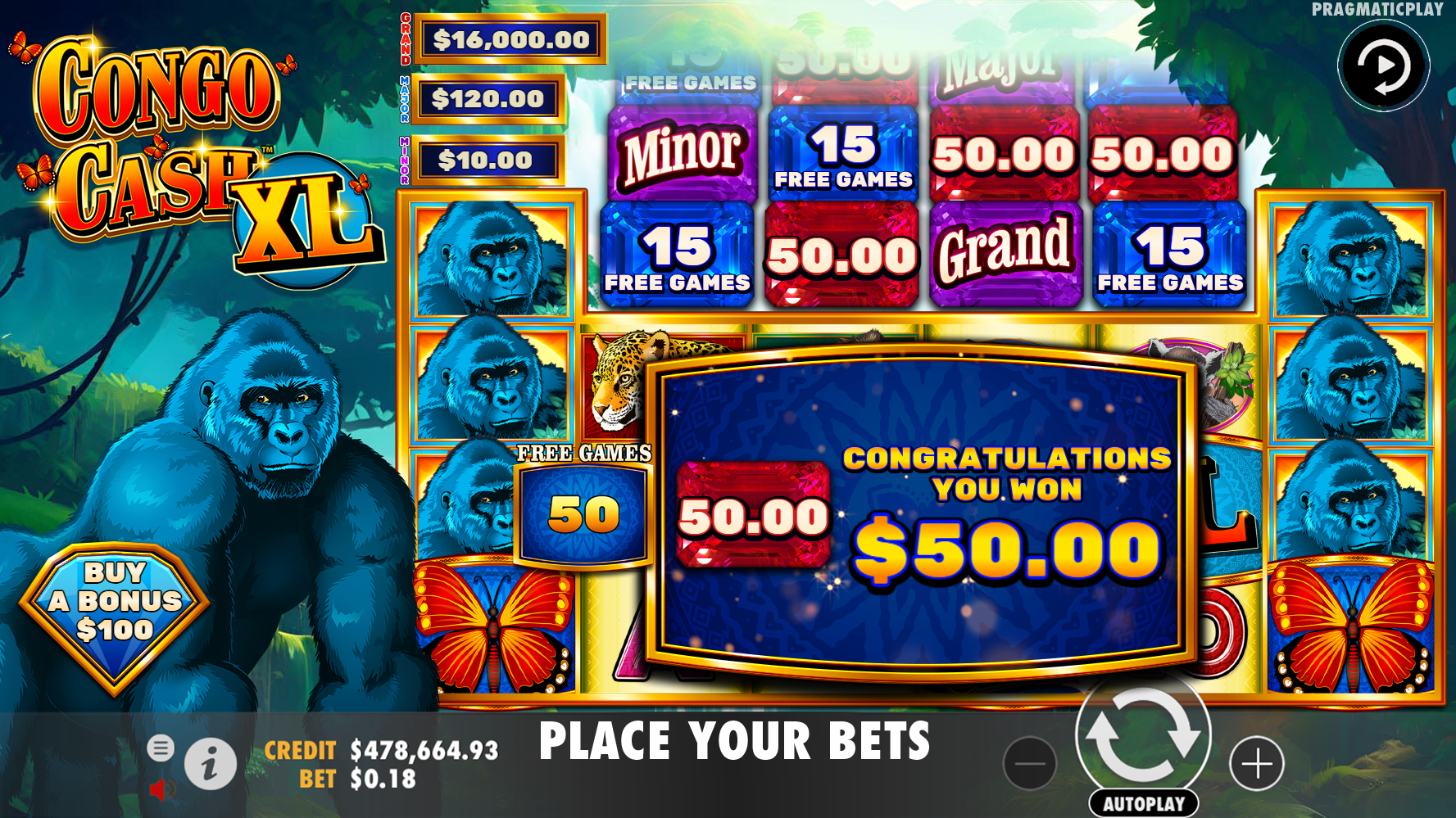 Congo Cash XL - Free spins 7