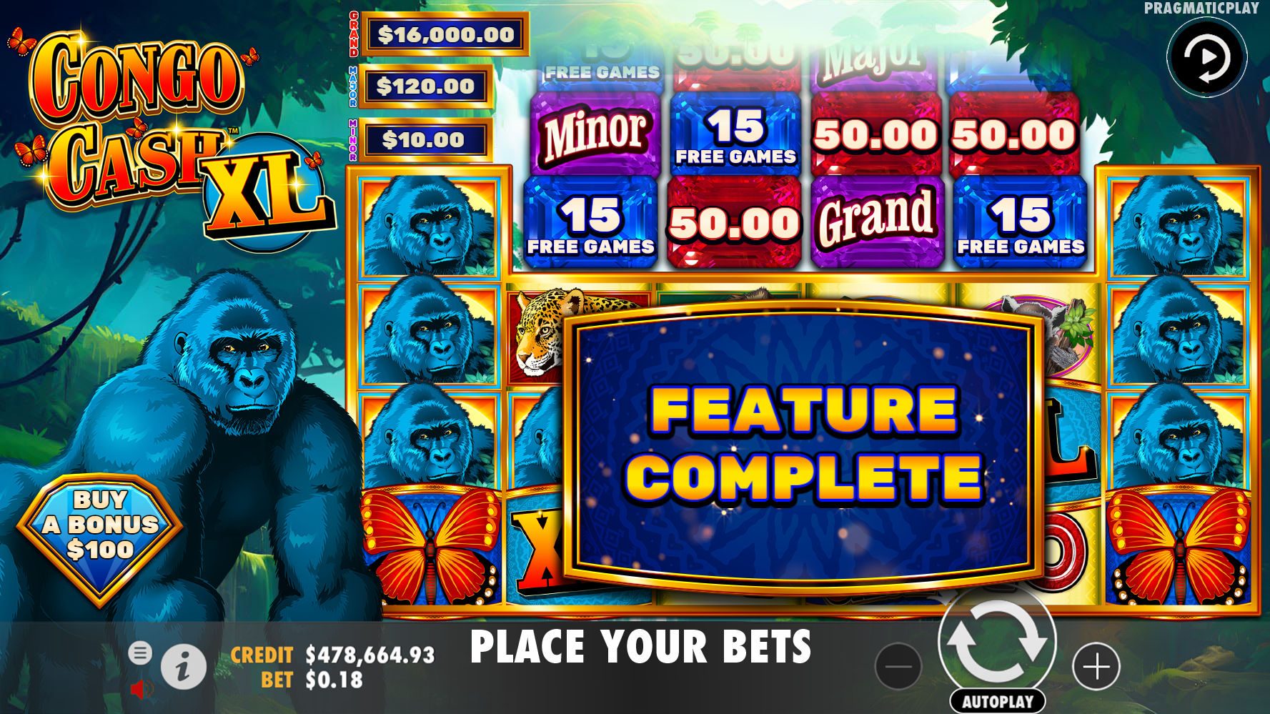 Congo Cash XL - Free spins 9