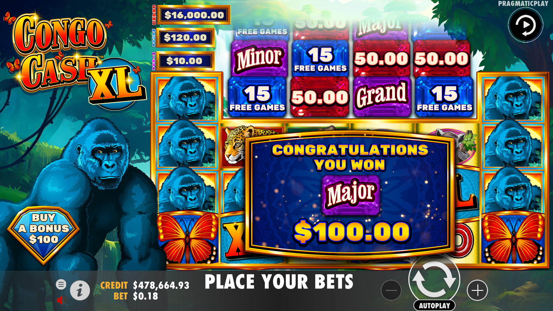 Congo Cash XL - Free spins 11