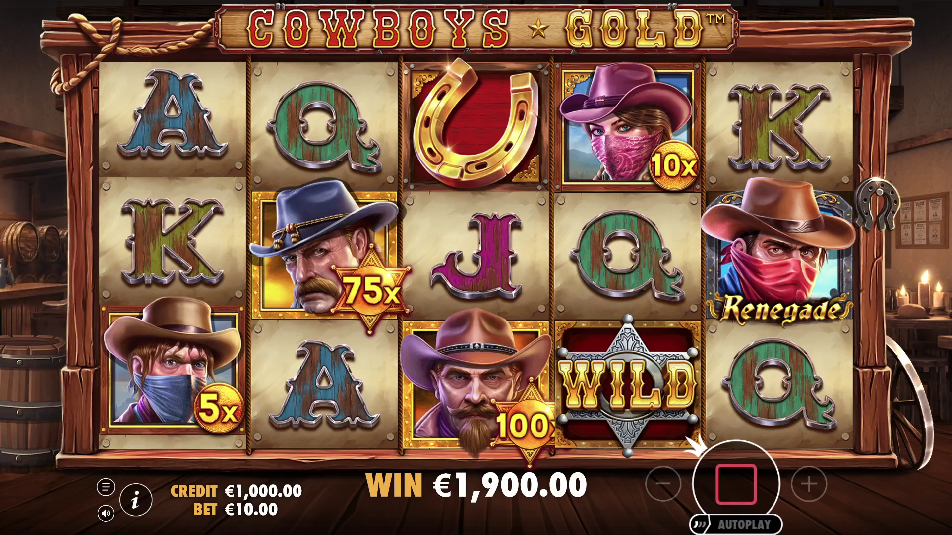 Cowboys Gold - Big win 1