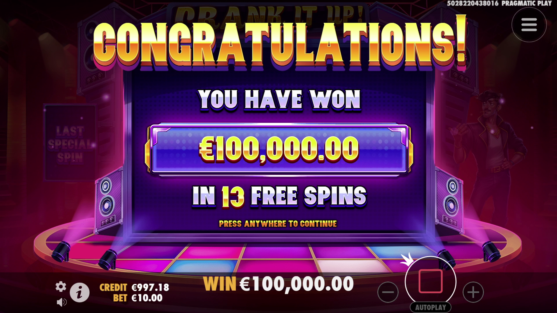Crank it Up - Free spins 2