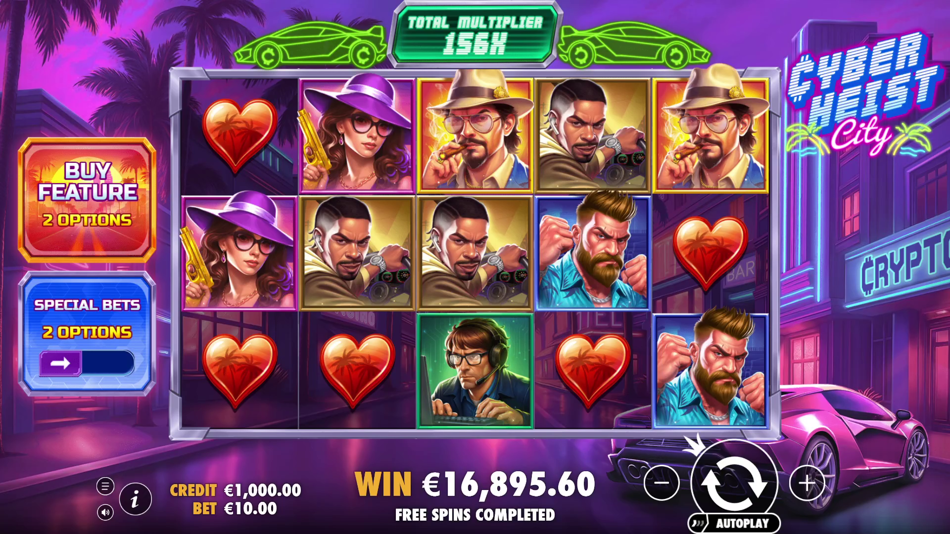Cyberheist City - Big win 1