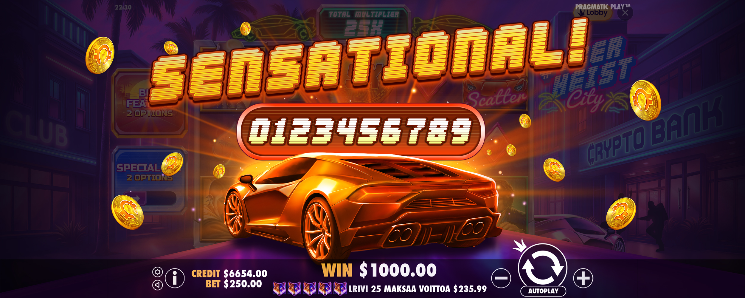 Cyberheist City - Big win 8