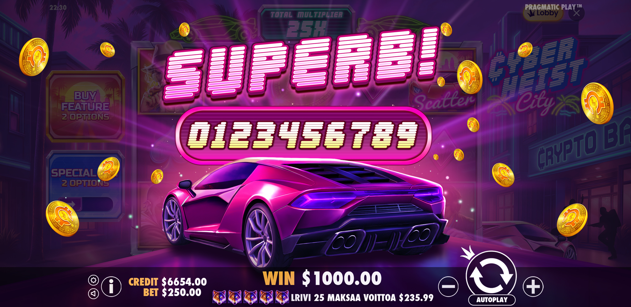 Cyberheist City - Big win 9