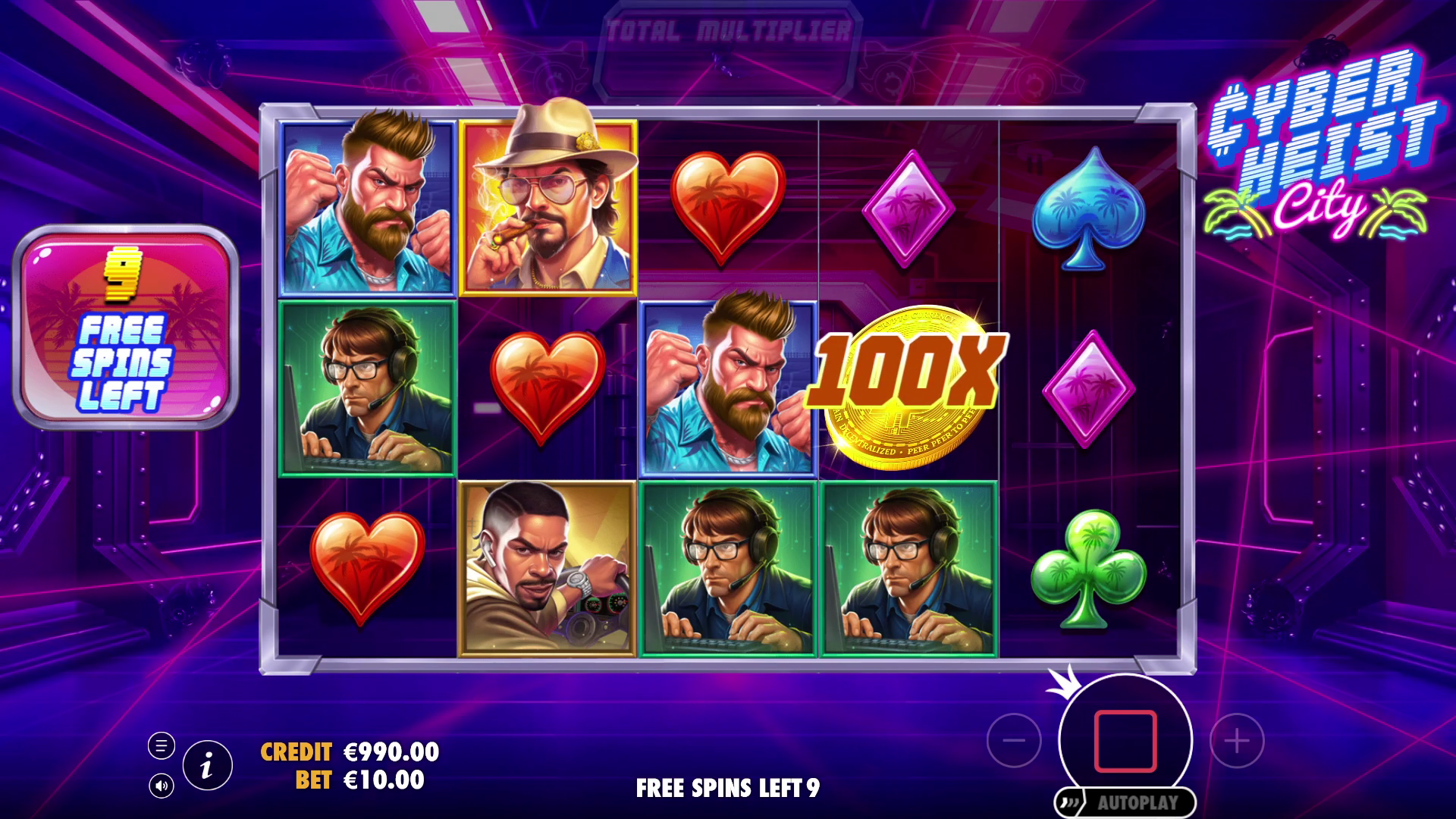 Cyberheist City - Free spins 5
