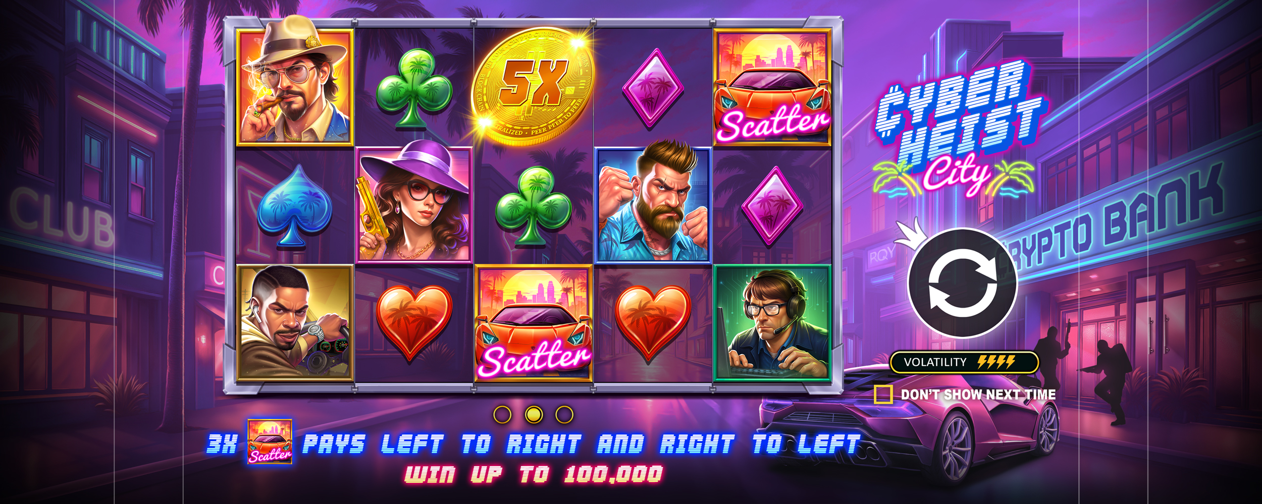 Cyberheist City - Start screen 2