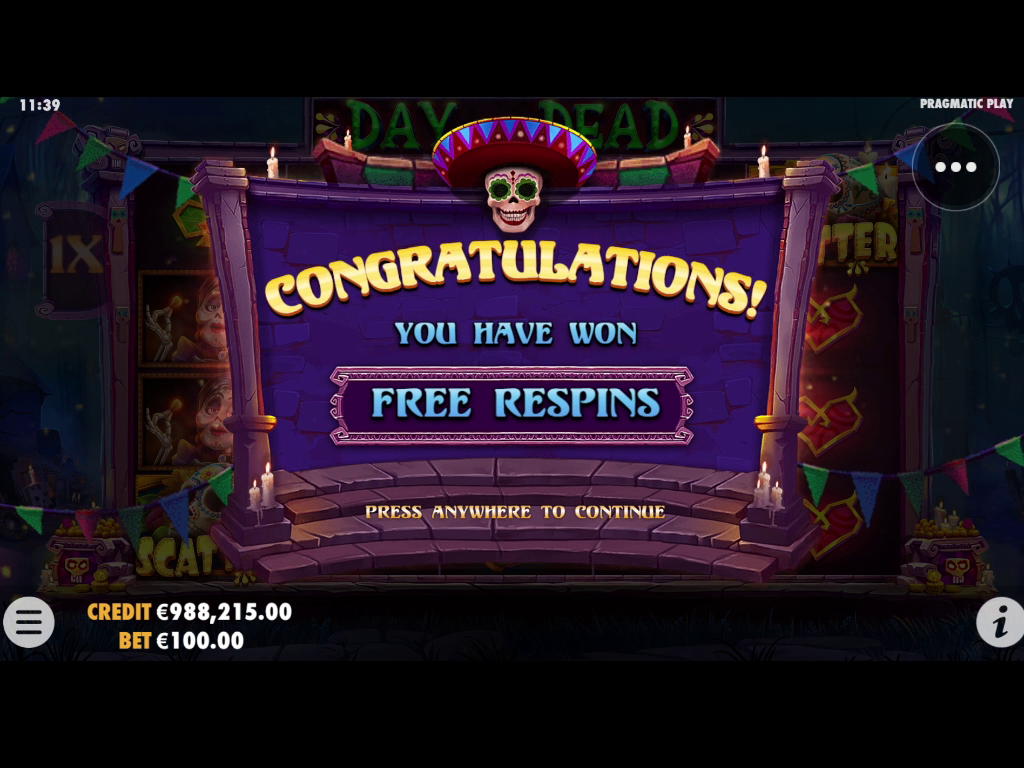 Day of Dead - Free spins 2
