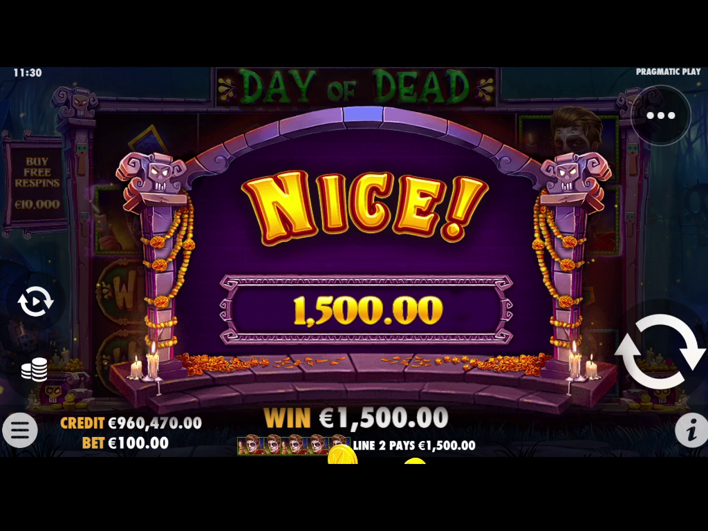 Day of Dead - Big win 3