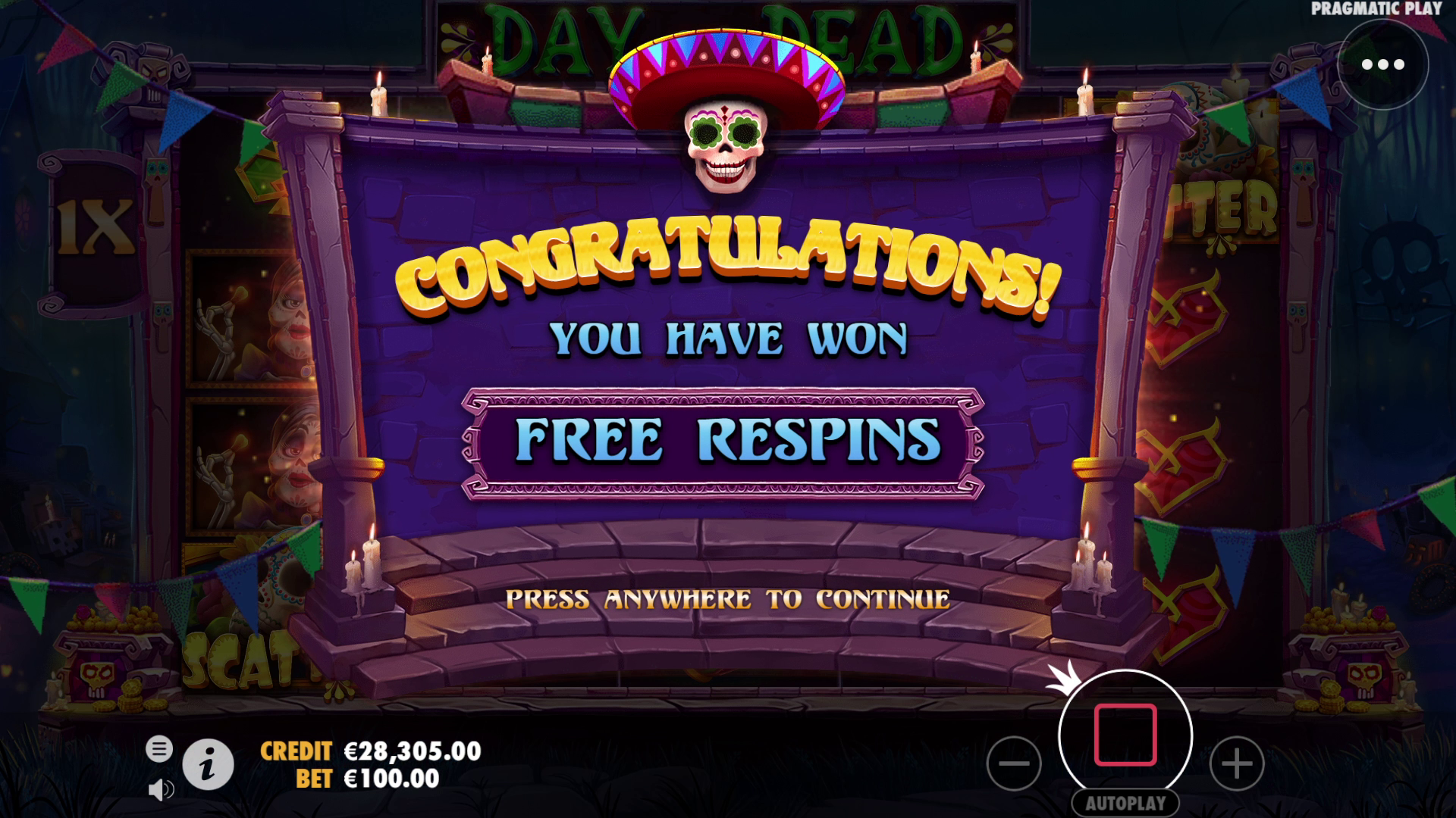 Day of Dead - Free spins 4