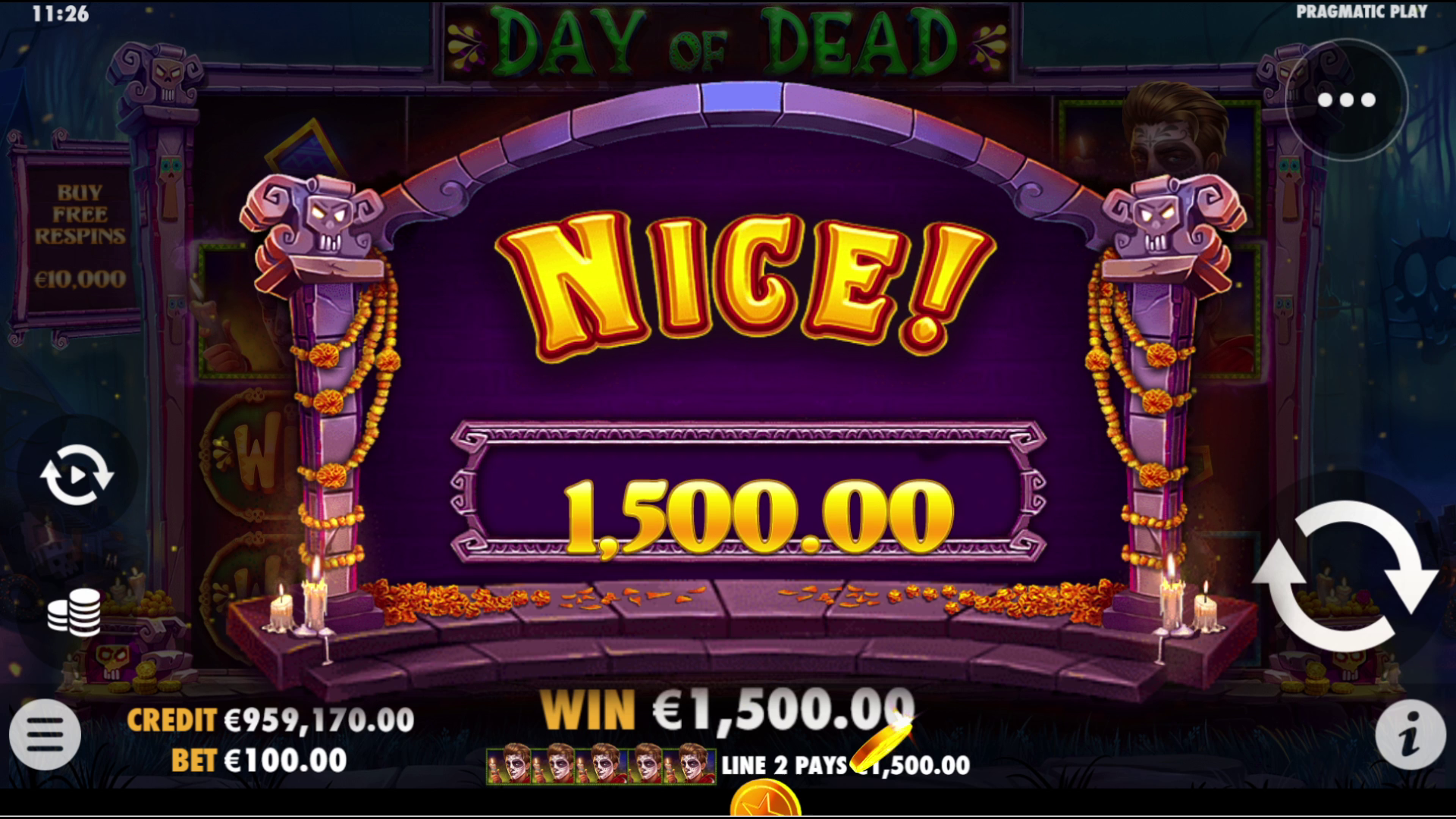 Day of Dead - Big win 7