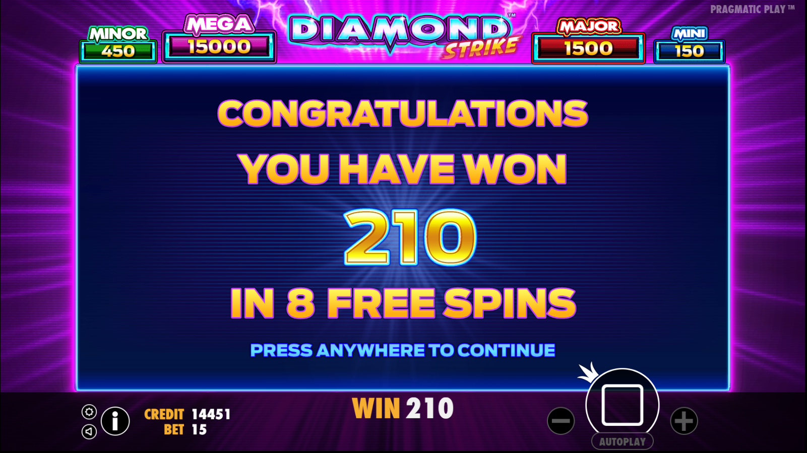 Diamond Strike - Free spins 1