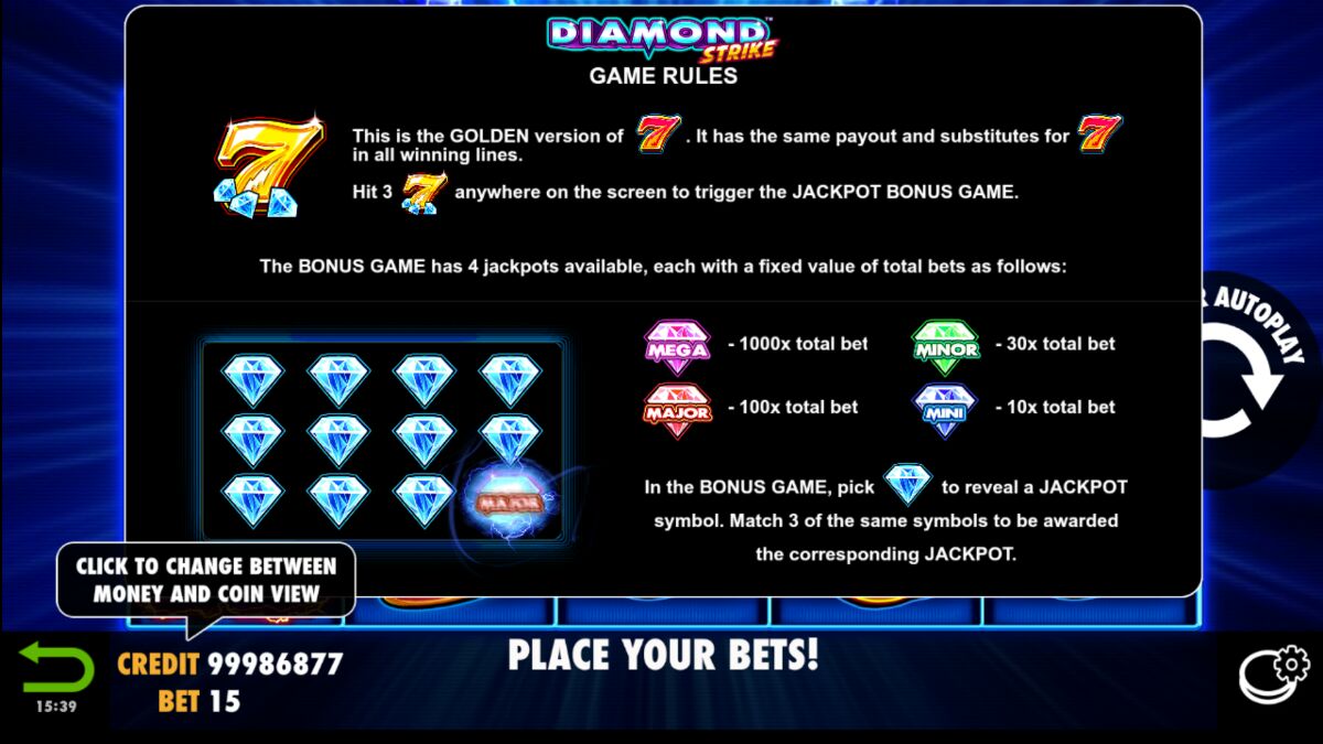 Diamond Strike - Game rules 3