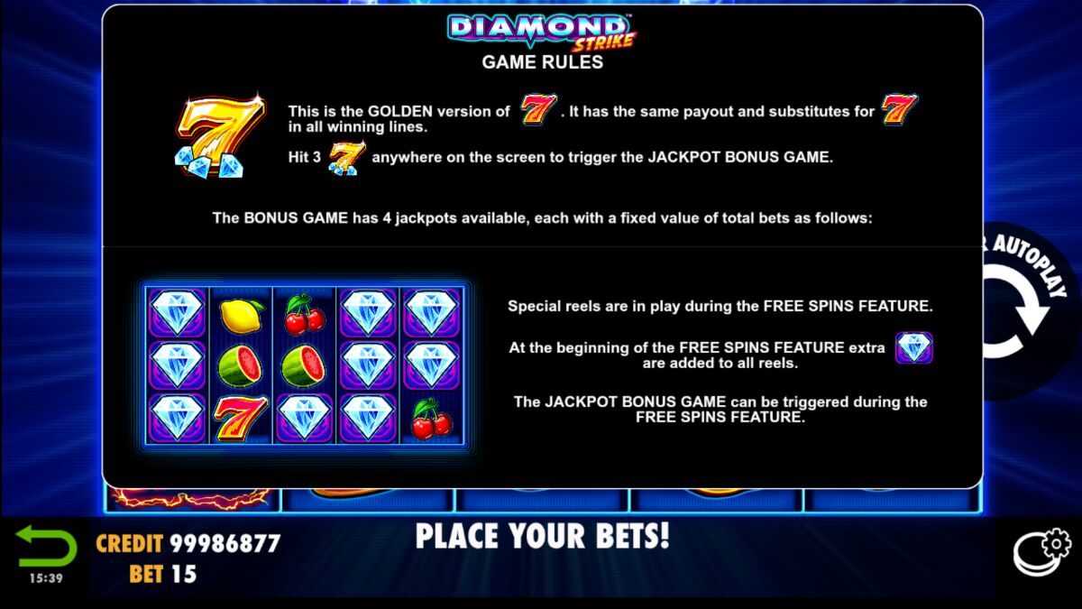 Diamond Strike - Game rules 6