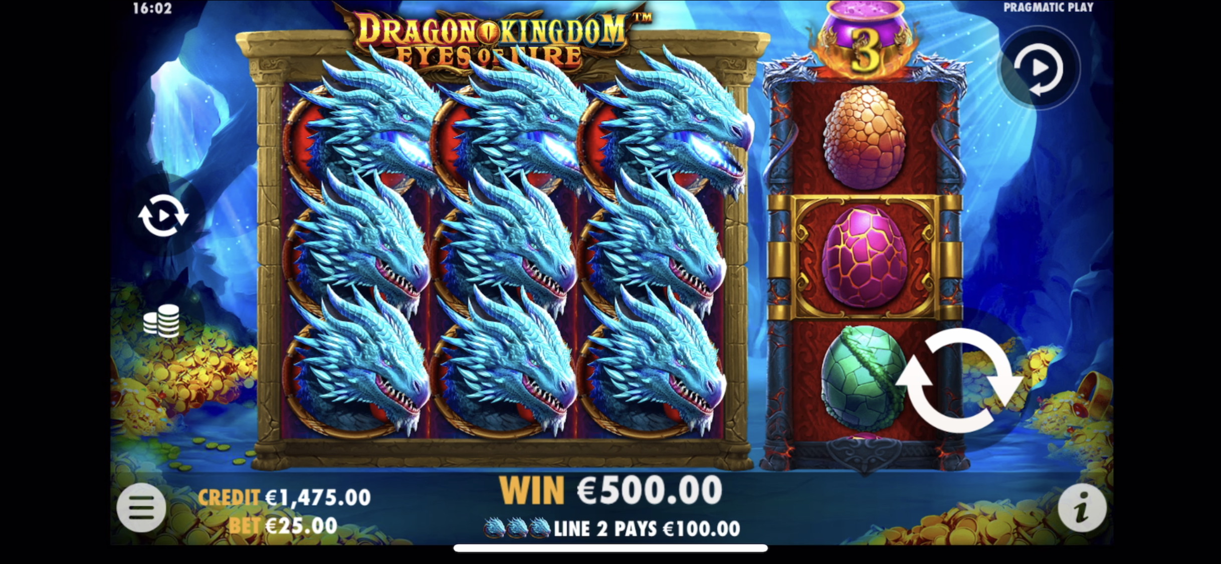 Dragon Kingdom Eyes of Fire - Big win 2