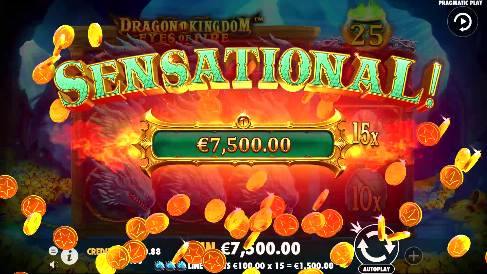 Dragon Kingdom Eyes of Fire - Big win 3