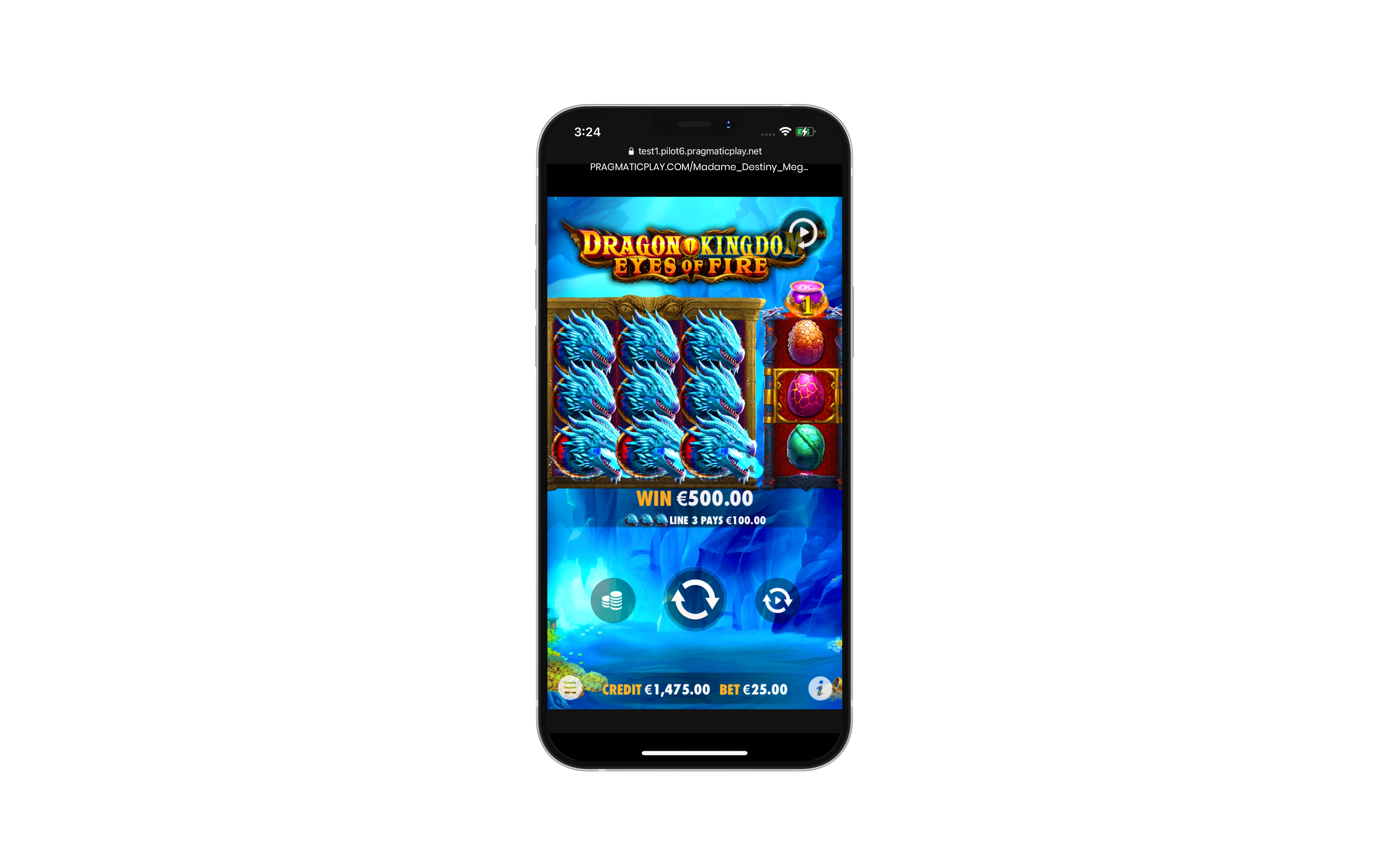 Dragon Kingdom Eyes of Fire - Big win 5