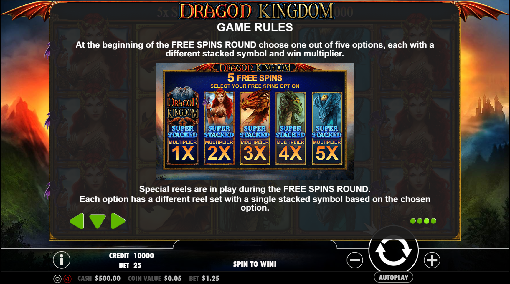 Dragon Kingdom - Game rules 2