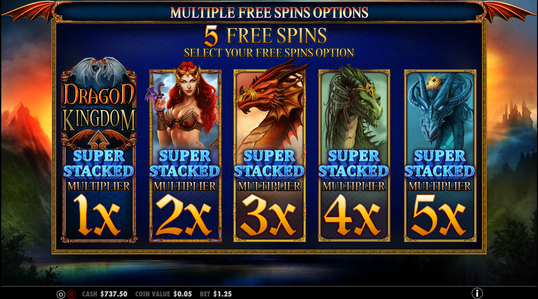 Dragon Kingdom - Free spins 3