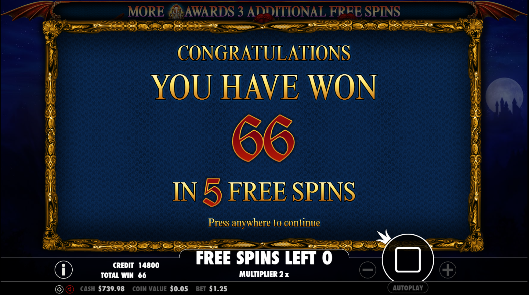 Dragon Kingdom - Free spins 7