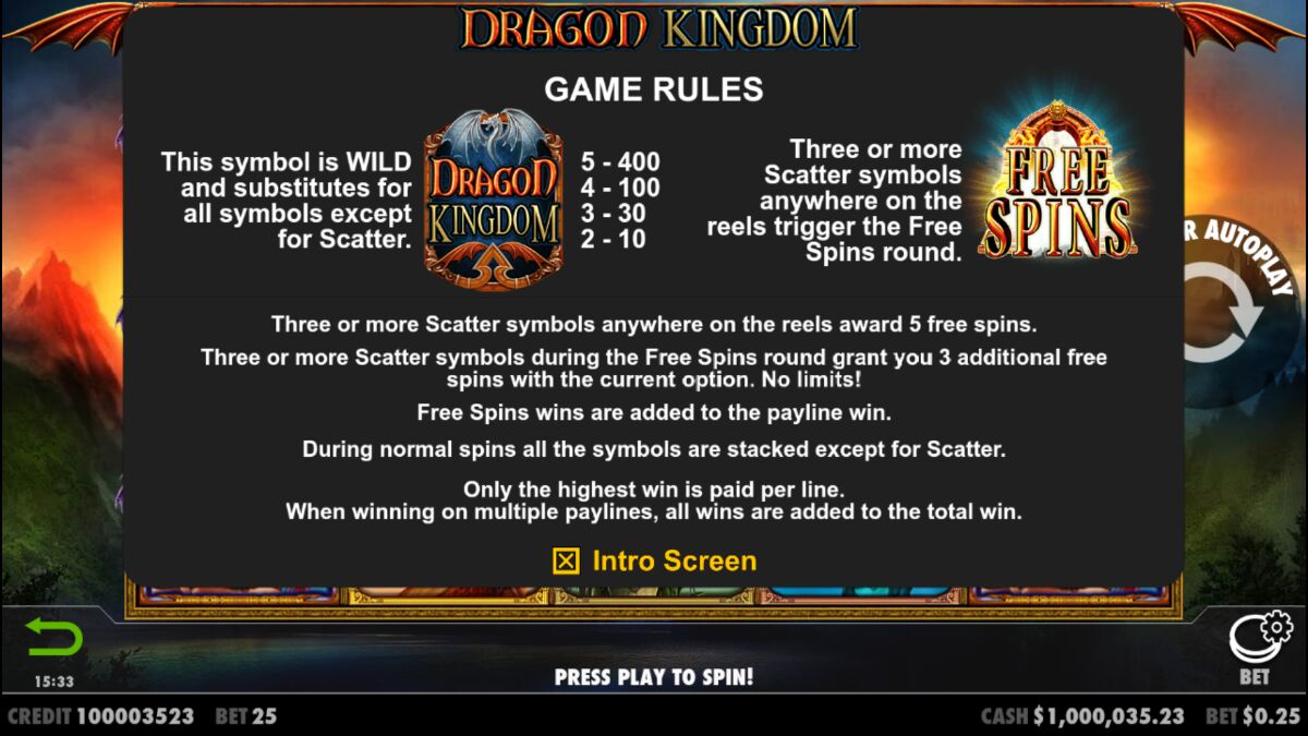 Dragon Kingdom - Game rules 5