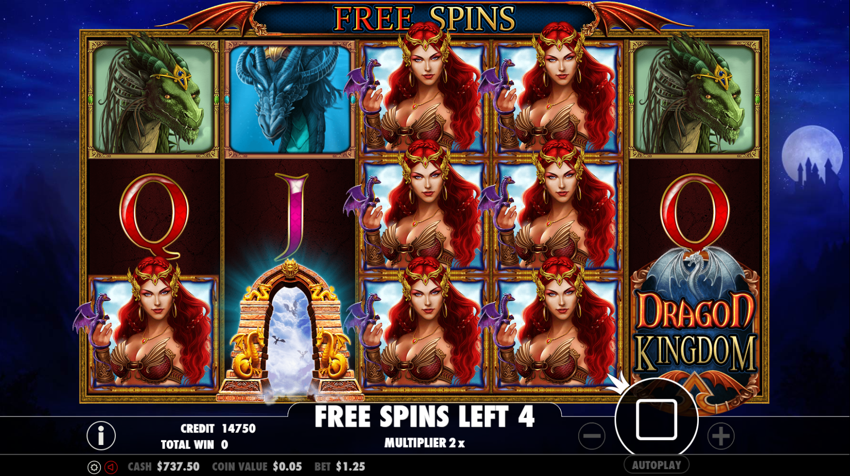 Dragon Kingdom - Free spins 10