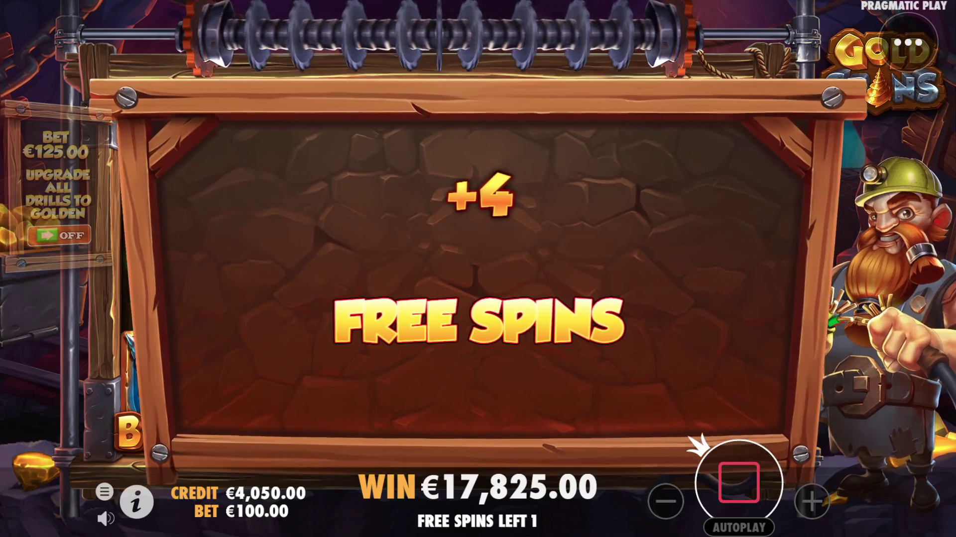 Drill that Gold - Free spins 1