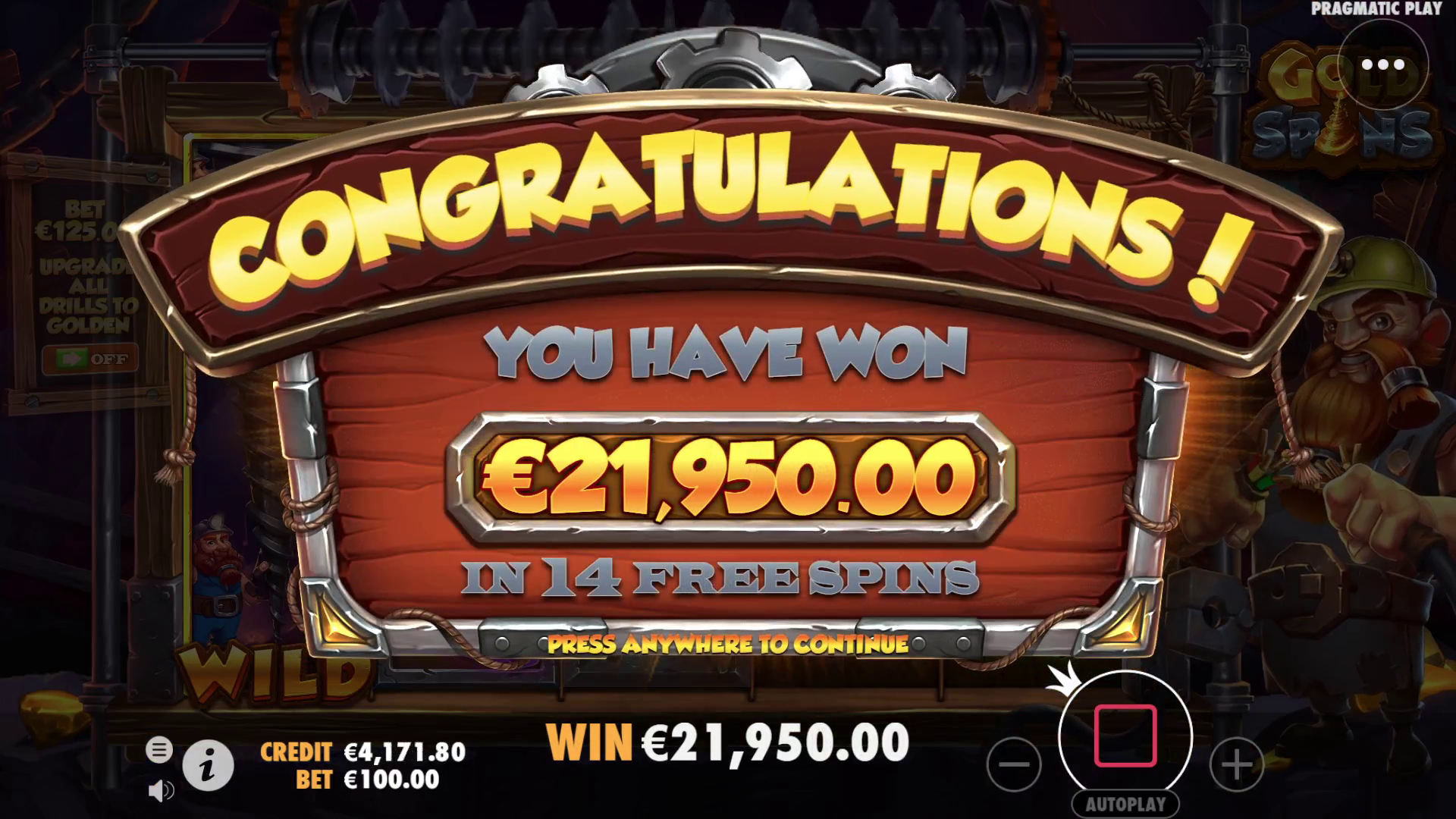 Drill that Gold - Free spins 2
