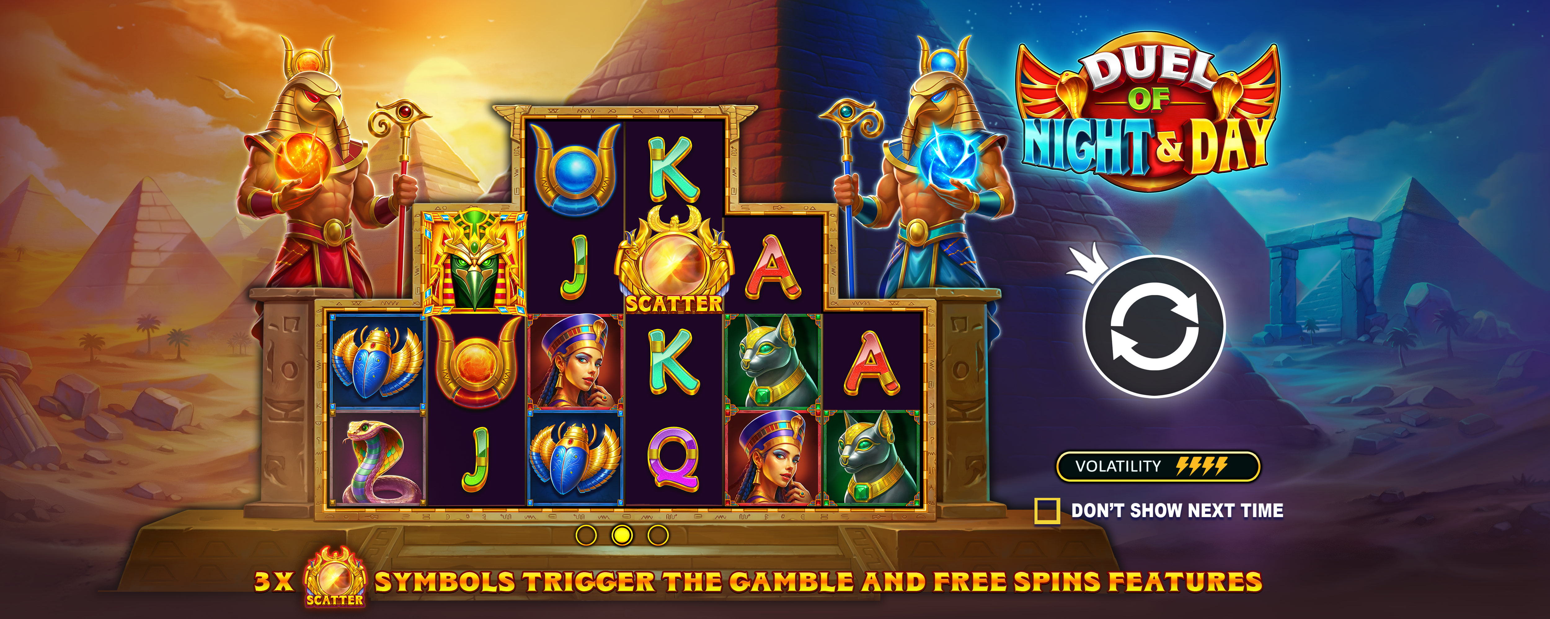 Duel of Night & Day - Start screen 1
