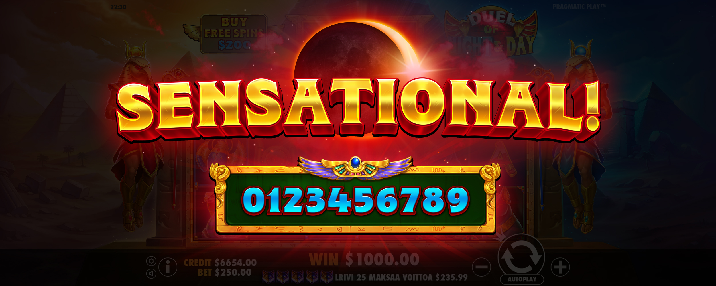 Duel of Night & Day - Big win 6