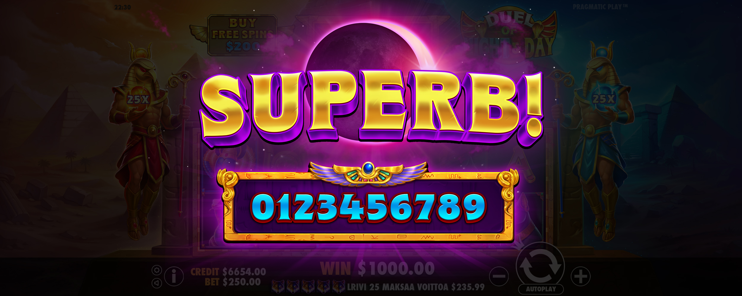 Duel of Night & Day - Big win 9