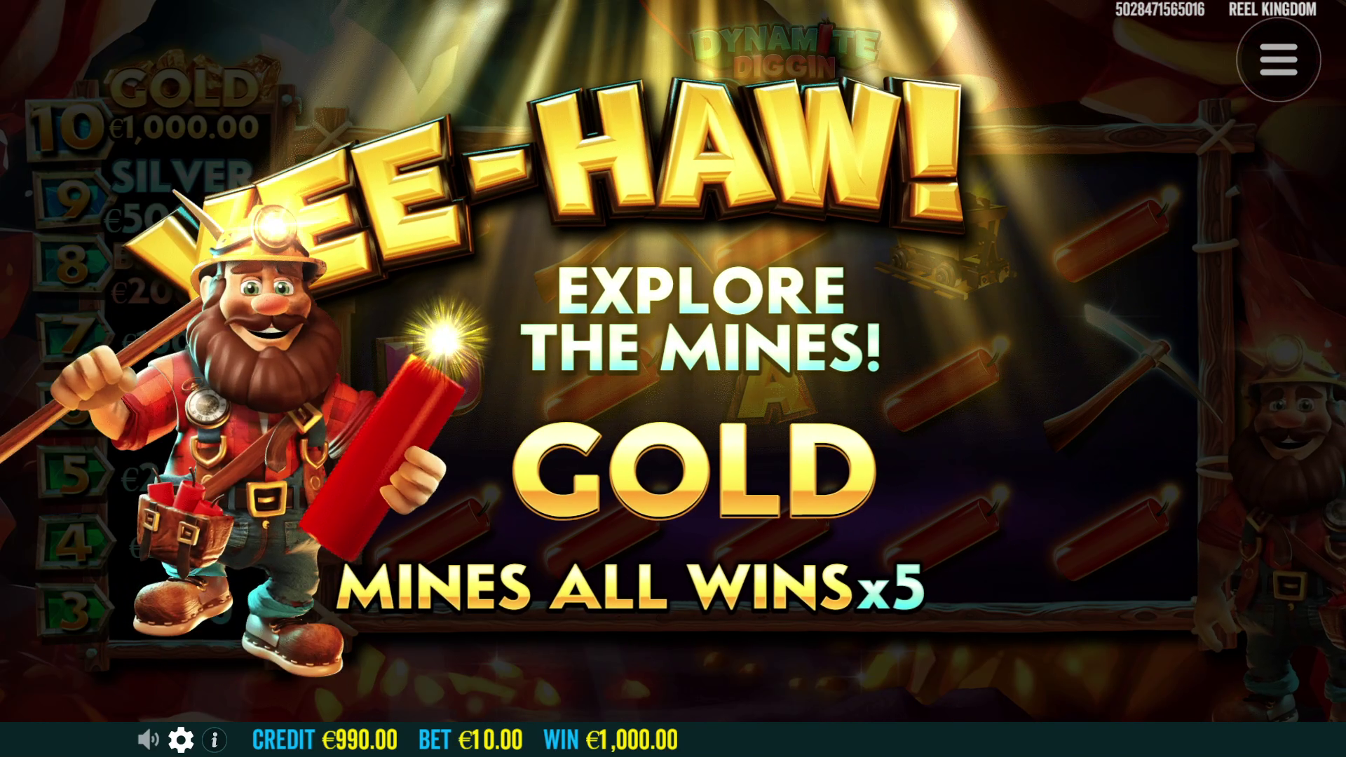 Dynamite Diggin Doug - Free spins