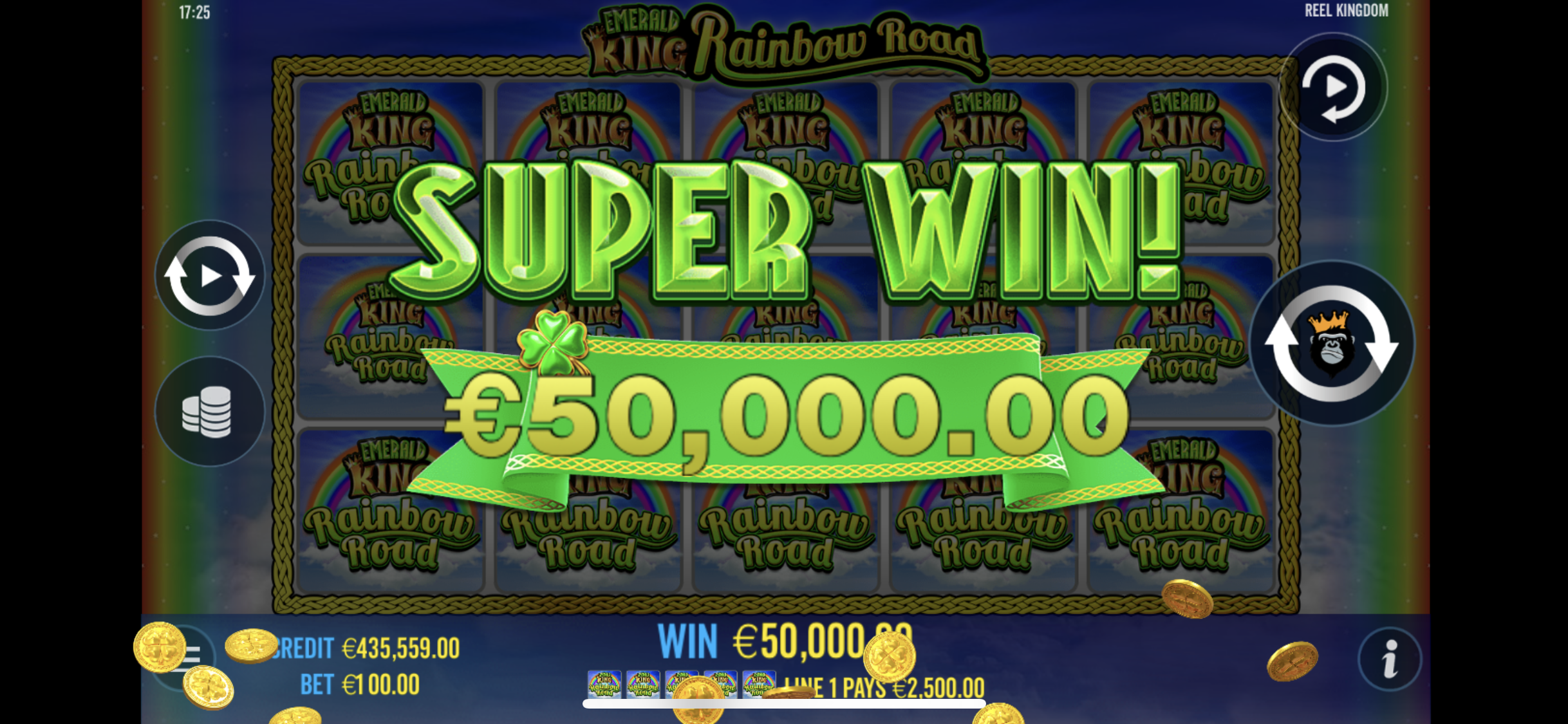 Emerald King Rainbow Road - Big win 2