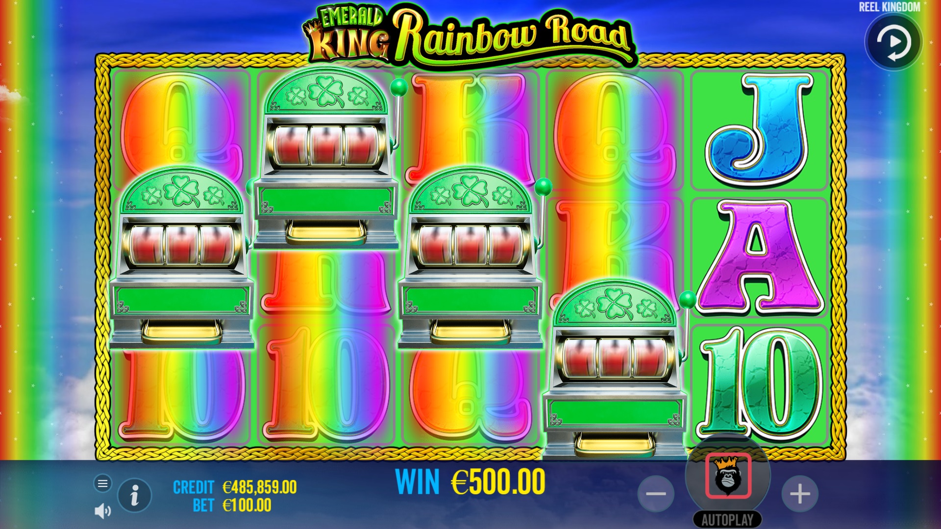 Emerald King Rainbow Road - Big win 4