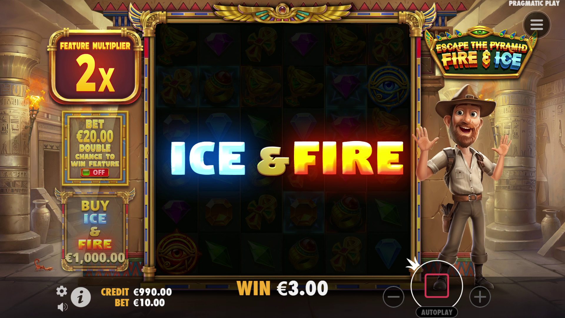 Escape the Pyramid - Fire & Ice - Buy bonus 3