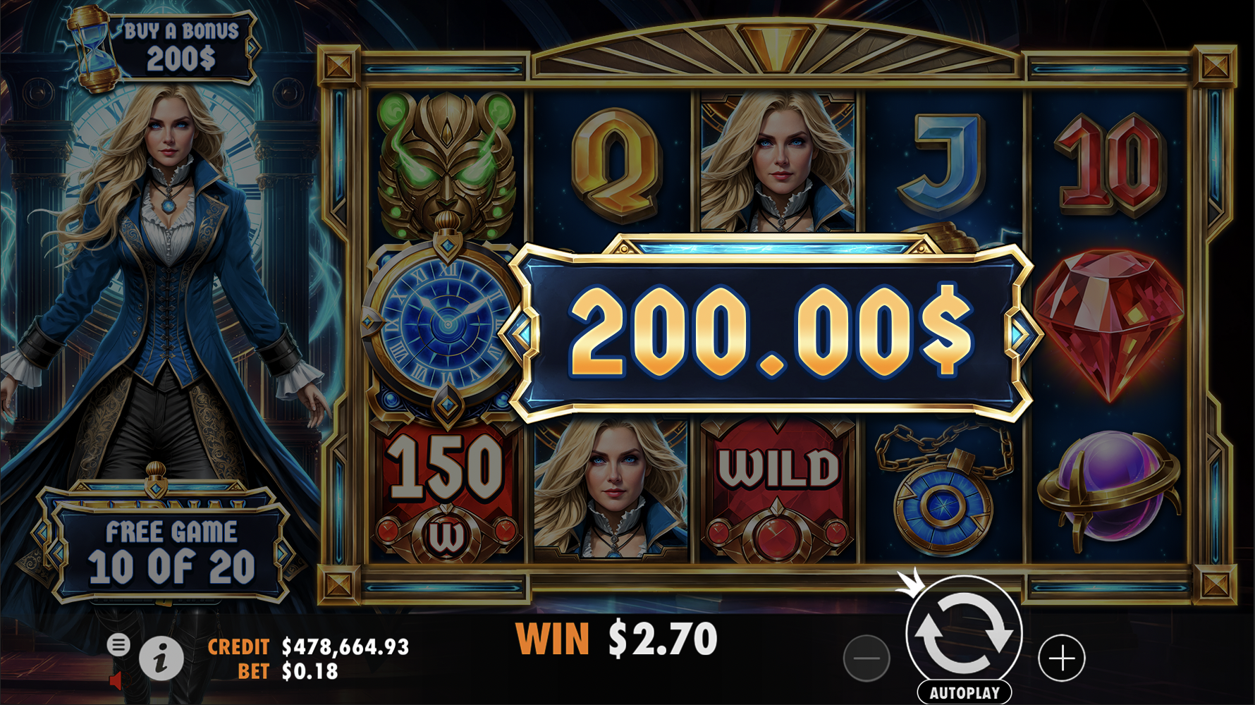 Eternal Empress Freeze Time - Free spins 6