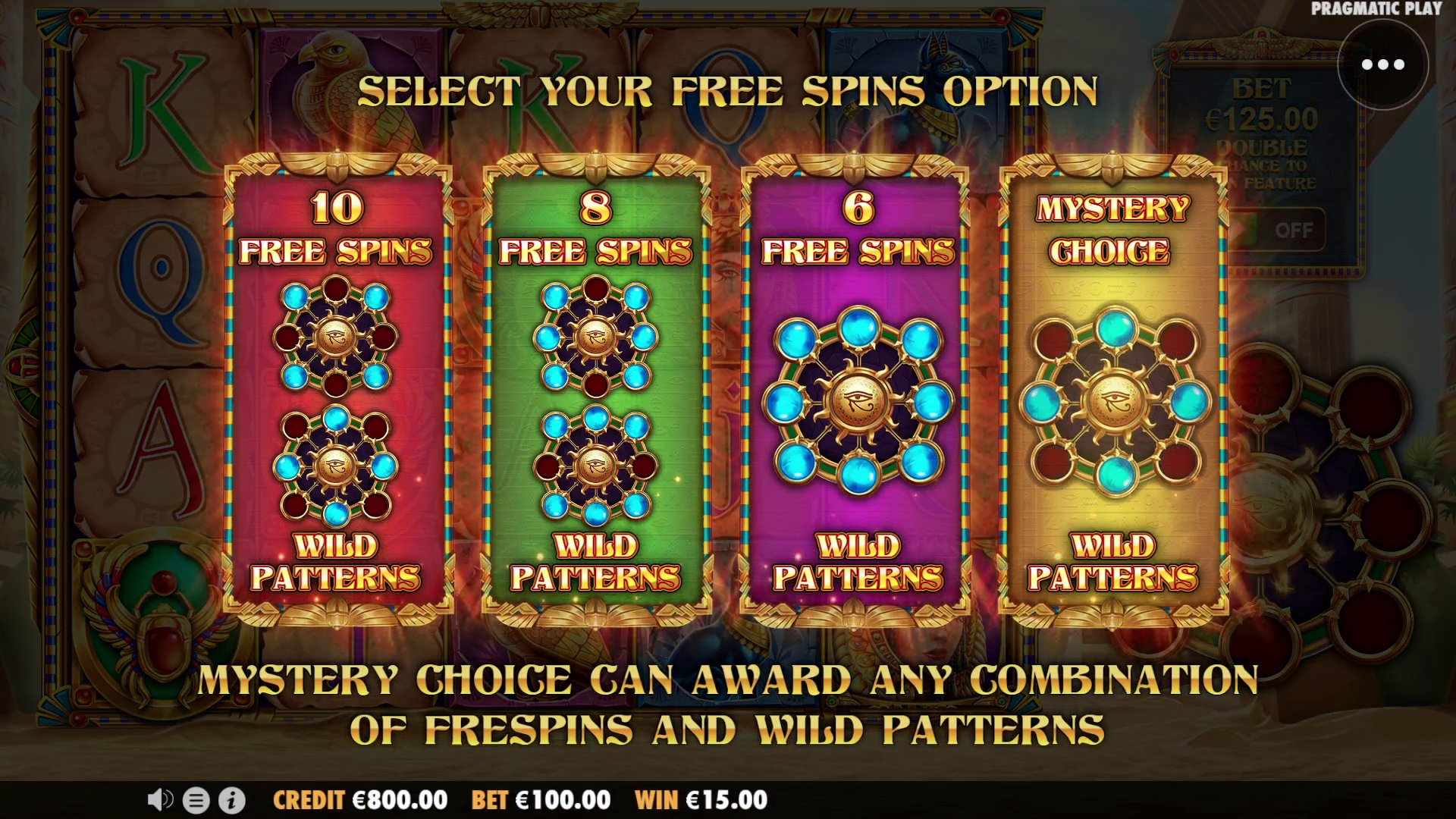 Eye of Cleopatra - Free spins 3